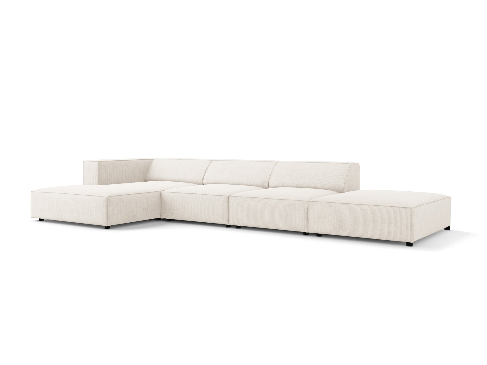 Arendal Ecksofa links 5 Sitzer in Ivory präsentiert im Onlineshop von KAQTU Design AG. Ecksofa links ist von Cosmopolitan Design