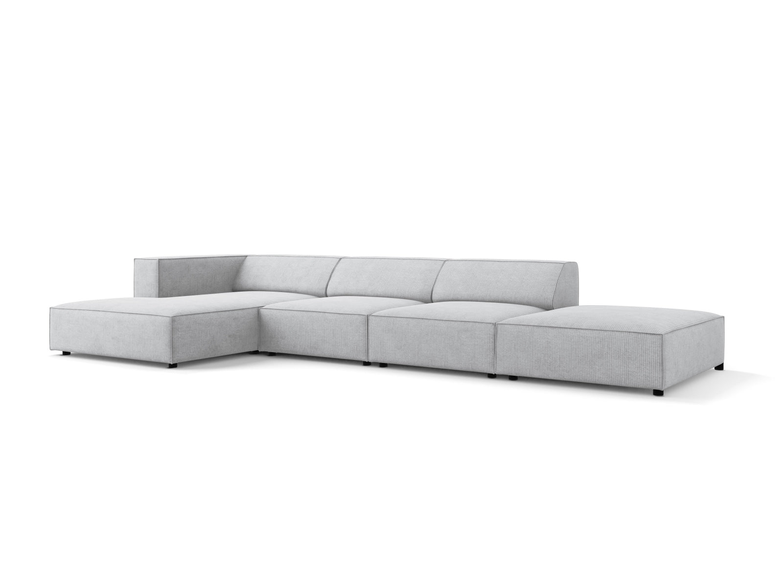 Arendal Ecksofa links 5 Sitzer in Light Grey präsentiert im Onlineshop von KAQTU Design AG. Ecksofa links ist von Cosmopolitan Design