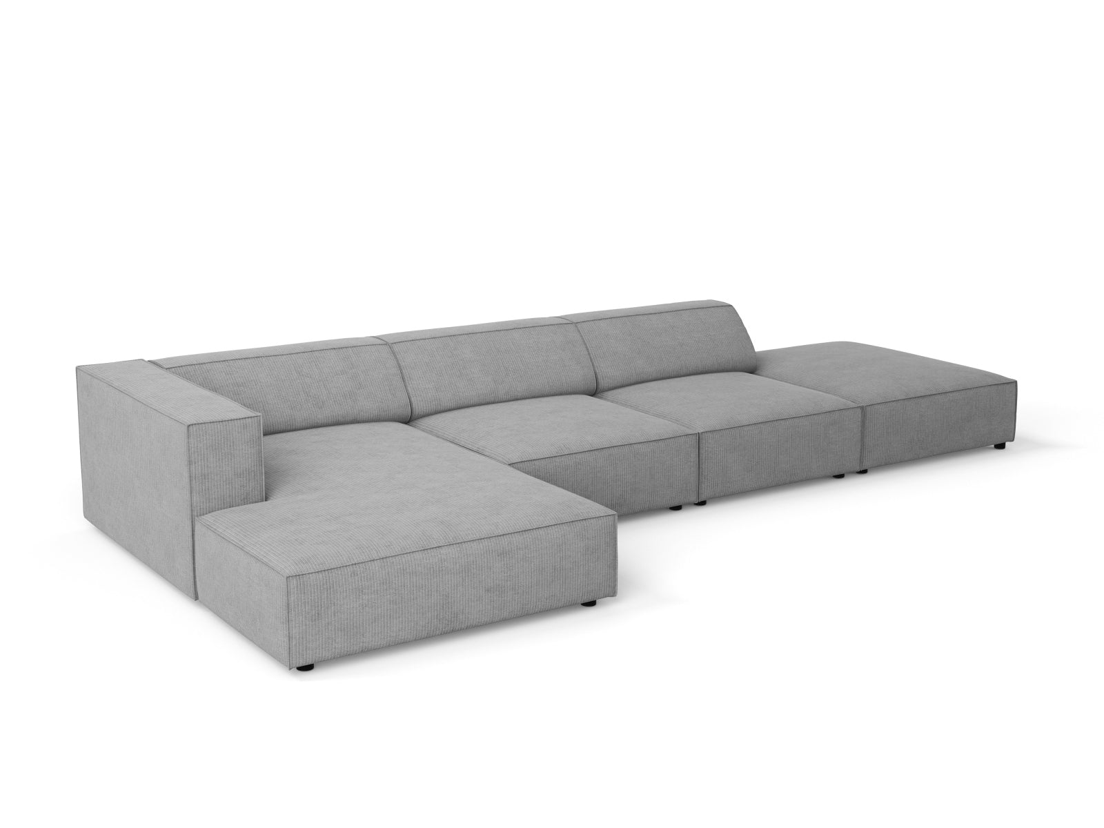 Arendal Ecksofa links 5 Sitzer in Dark Grey präsentiert im Onlineshop von KAQTU Design AG. Ecksofa links ist von Cosmopolitan Design