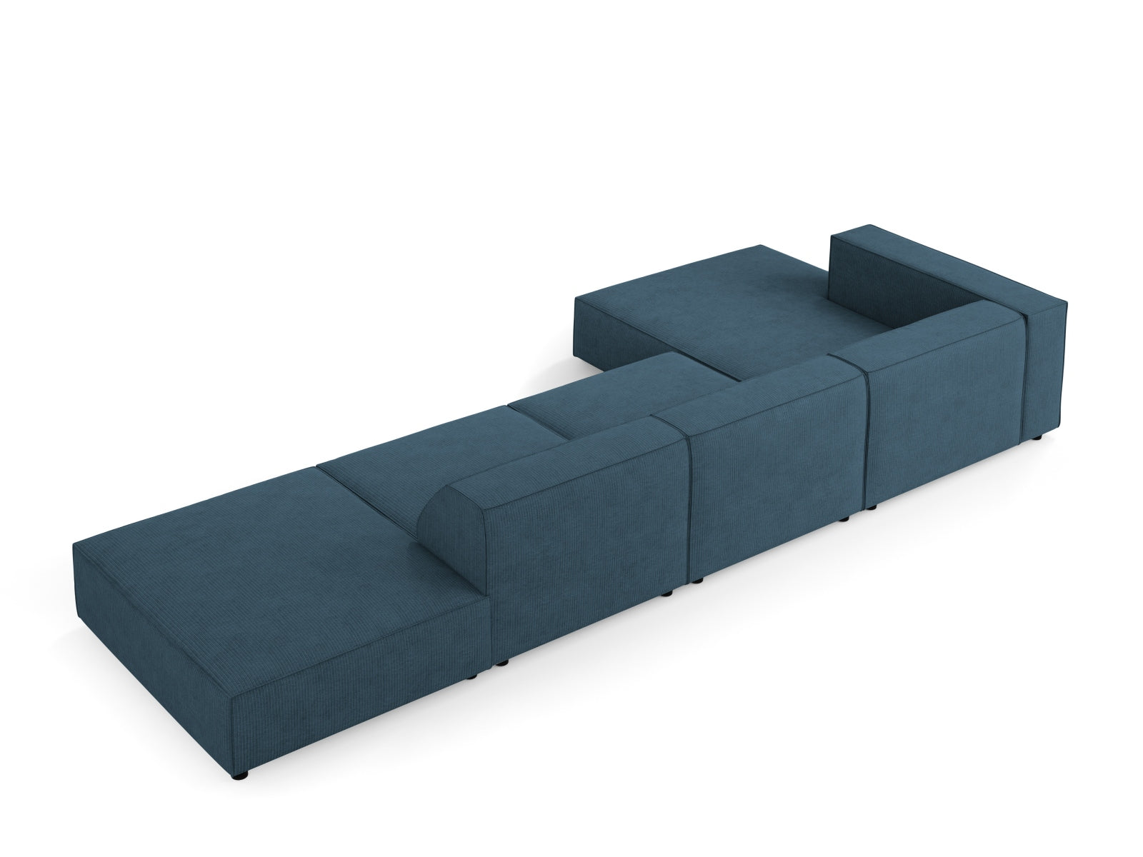 Arendal Ecksofa links 5 Sitzer in Navy Blue präsentiert im Onlineshop von KAQTU Design AG. Ecksofa links ist von Cosmopolitan Design