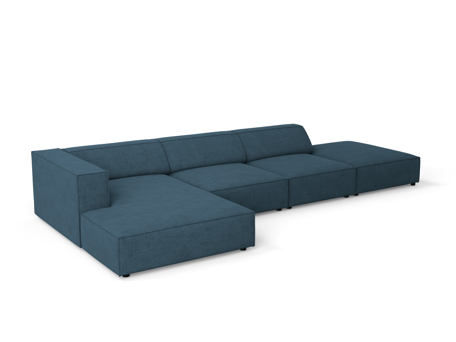 Arendal Ecksofa links 5 Sitzer in Navy Blue präsentiert im Onlineshop von KAQTU Design AG. Ecksofa links ist von Cosmopolitan Design