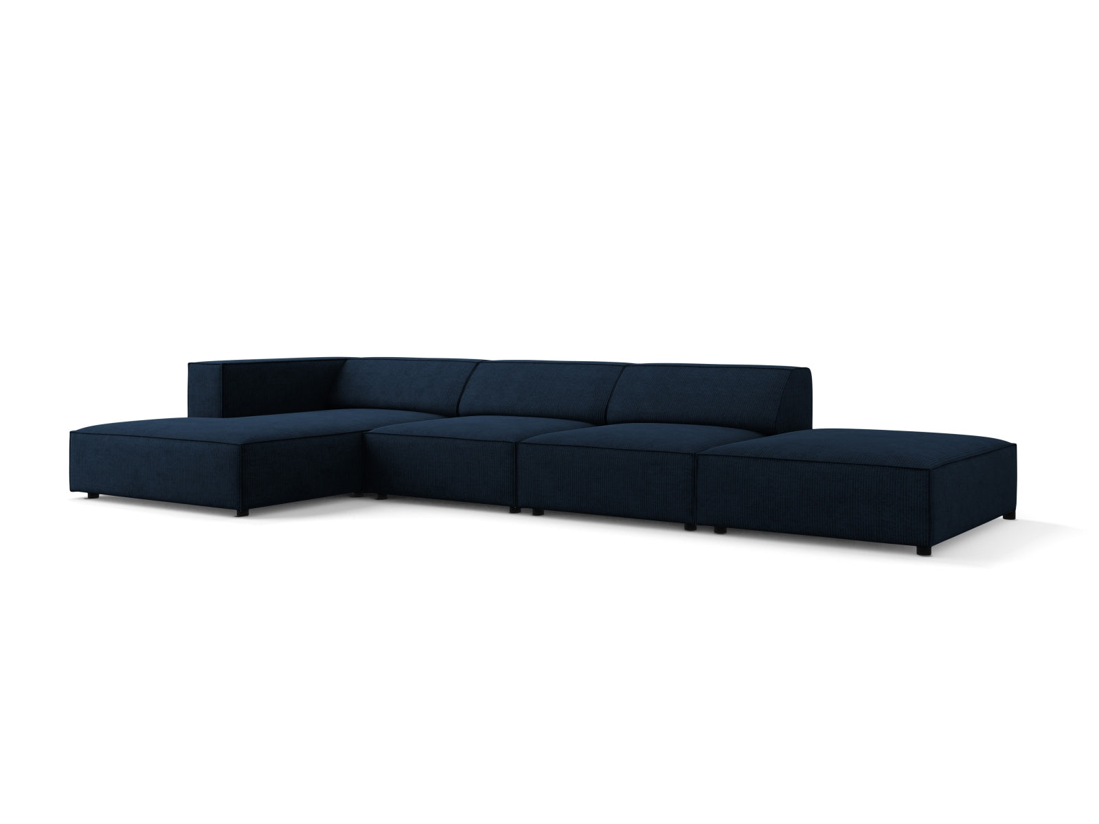 Arendal Ecksofa links 5 Sitzer in Royal Blue präsentiert im Onlineshop von KAQTU Design AG. Ecksofa links ist von Cosmopolitan Design