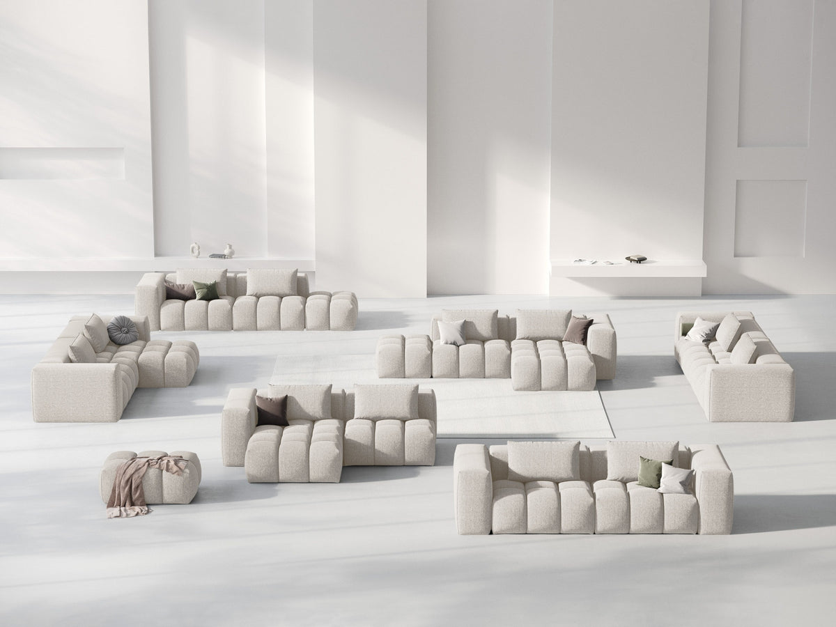 Verona Modular Ecksofa links 3-Sitzer 145cm 205 x 145 x 70 cm von Cosmopolitan Design – Wohnbeispiel