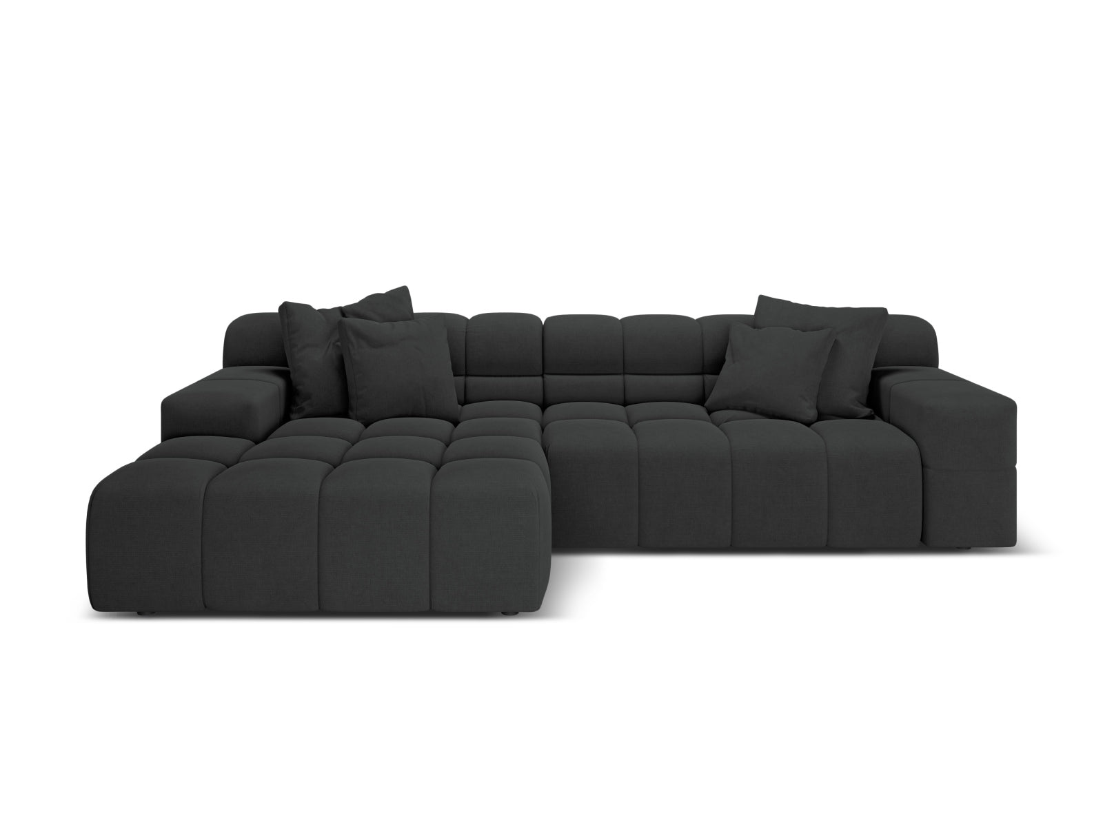 3-Sitzer Ecksofa links Hawaii in Anthracite-Moly präsentiert im Onlineshop von KAQTU Design AG. Ecksofa links ist von Cosmopolitan Design