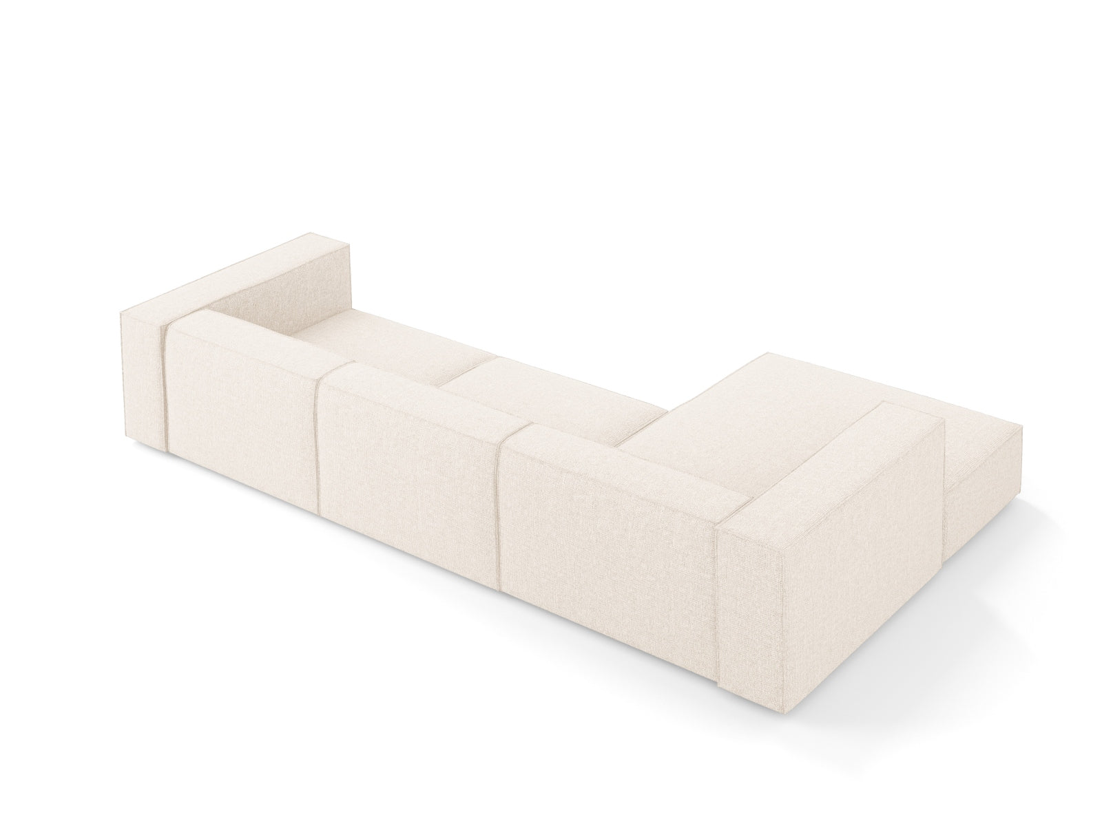 Arendal Ecksofa links 4 Sitzer in Light Beige präsentiert im Onlineshop von KAQTU Design AG. Ecksofa links ist von Cosmopolitan Design