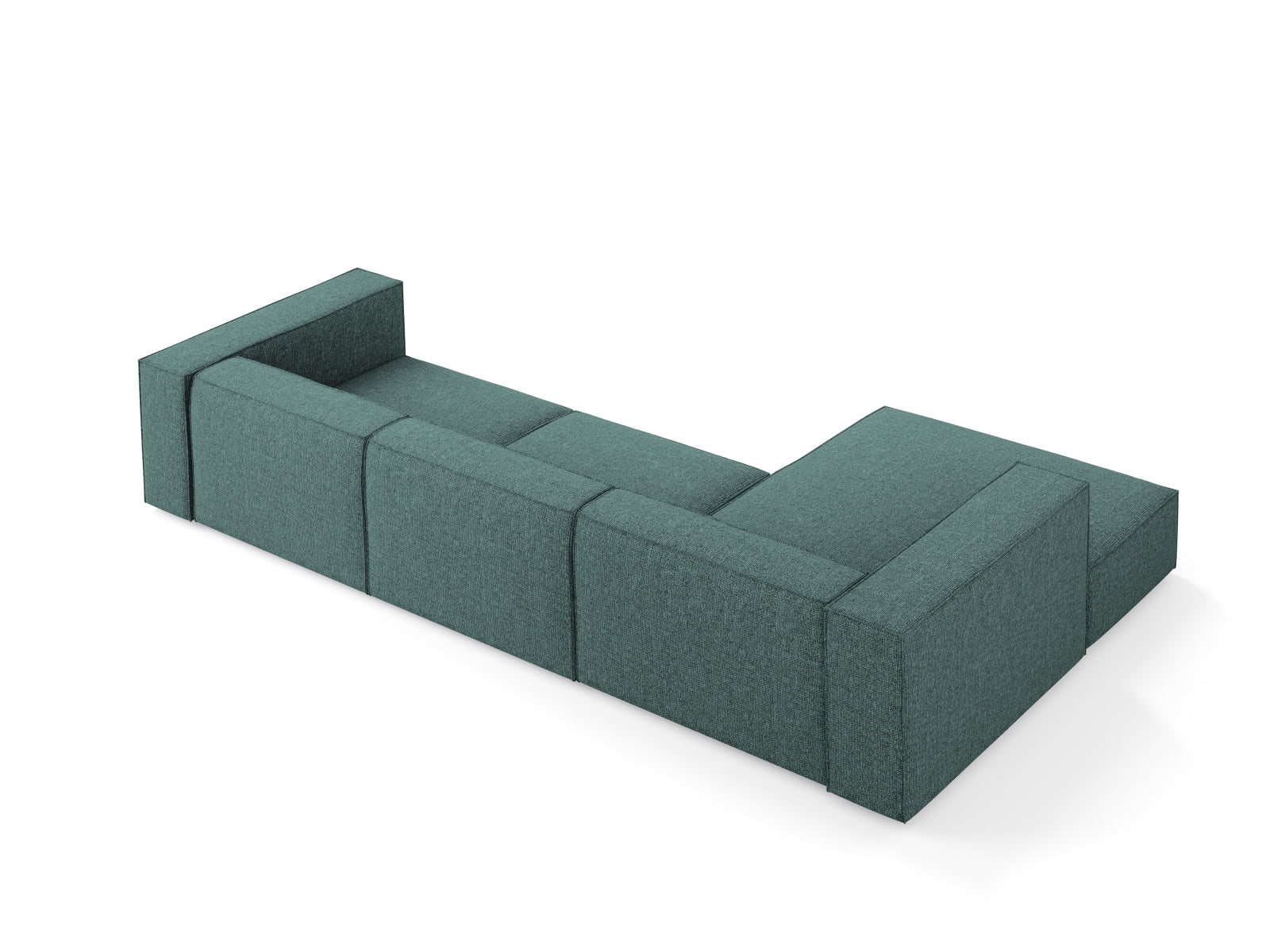 Arendal Ecksofa links 4 Sitzer in Petrol präsentiert im Onlineshop von KAQTU Design AG. Ecksofa links ist von Cosmopolitan Design