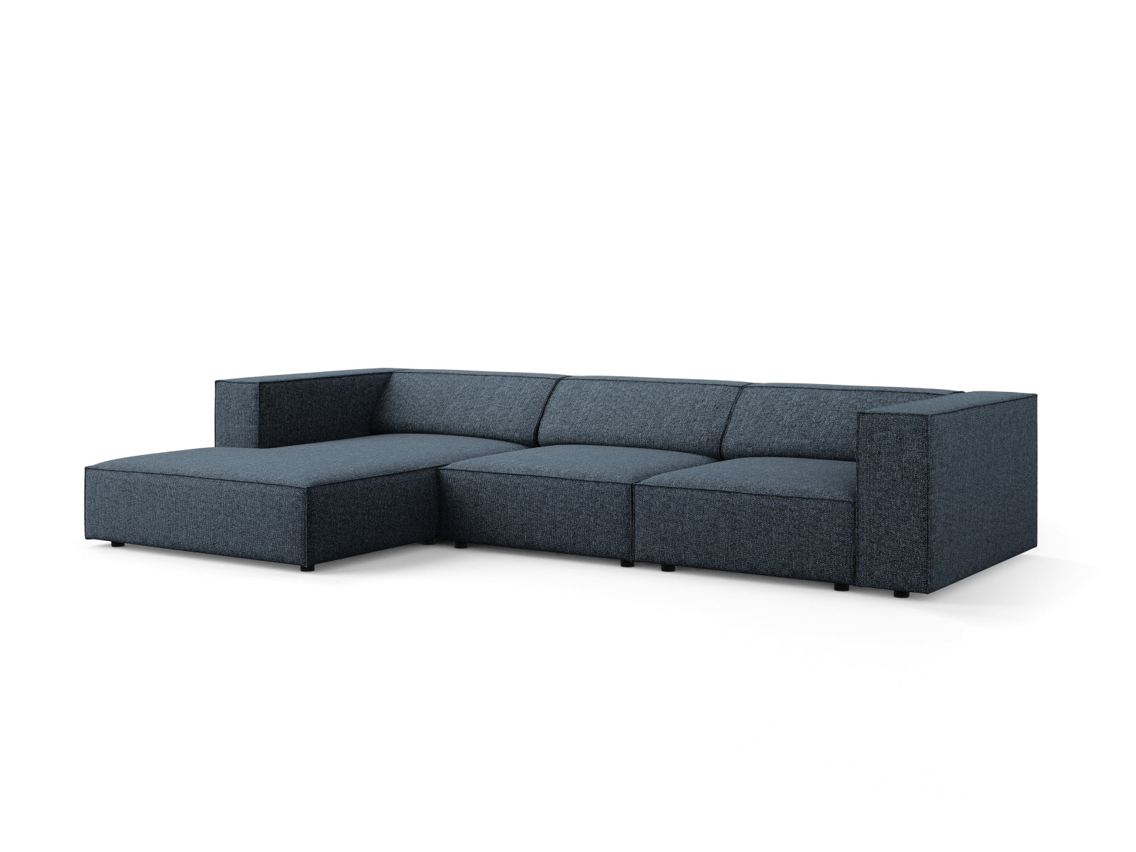 Arendal Ecksofa links 4 Sitzer in Royal Blue präsentiert im Onlineshop von KAQTU Design AG. Ecksofa links ist von Cosmopolitan Design