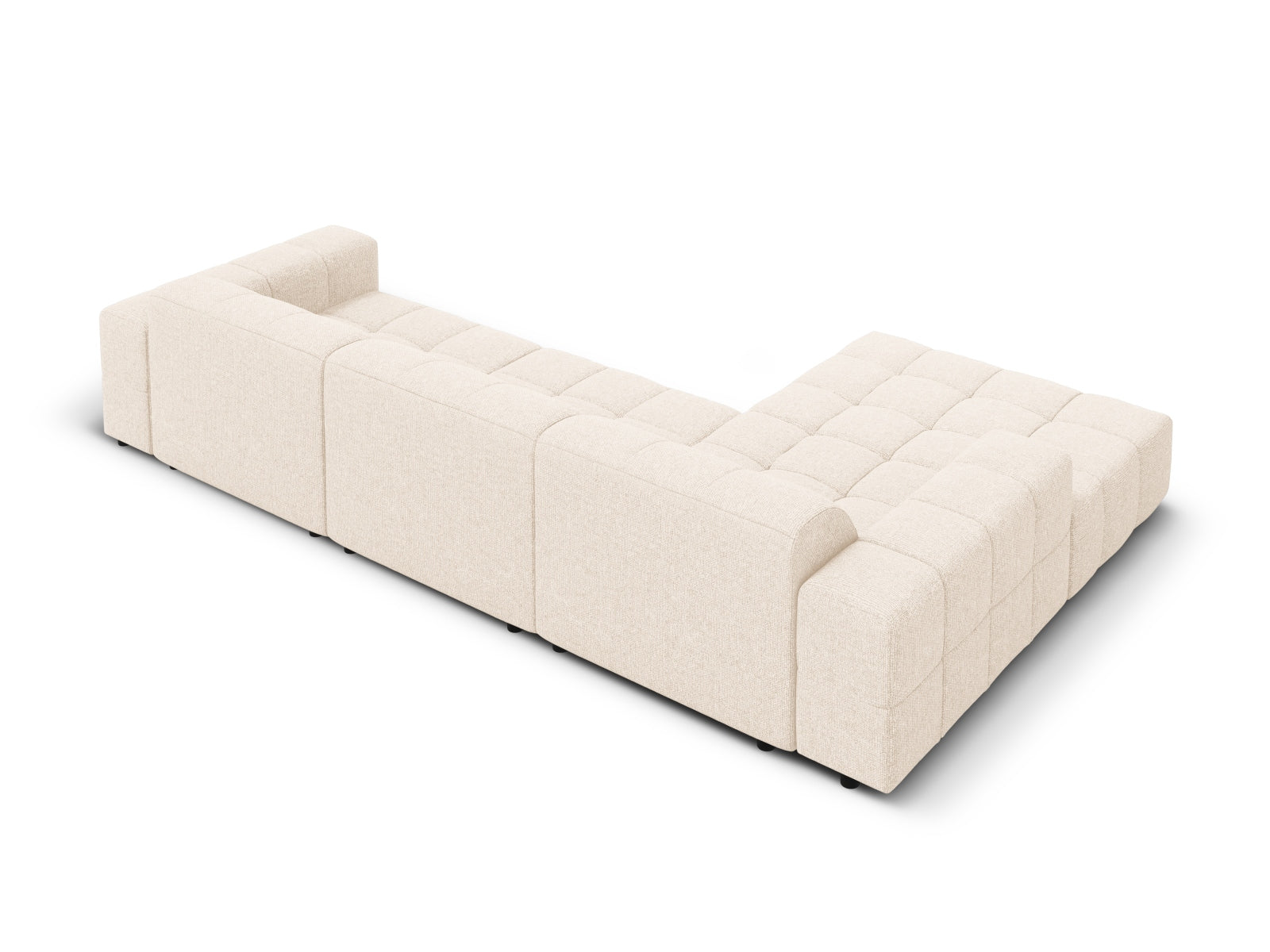 Chicago Ecksofa links 4 Sitzer 166cm in Light Beige präsentiert im Onlineshop von KAQTU Design AG. Ecksofa links ist von Cosmopolitan Design