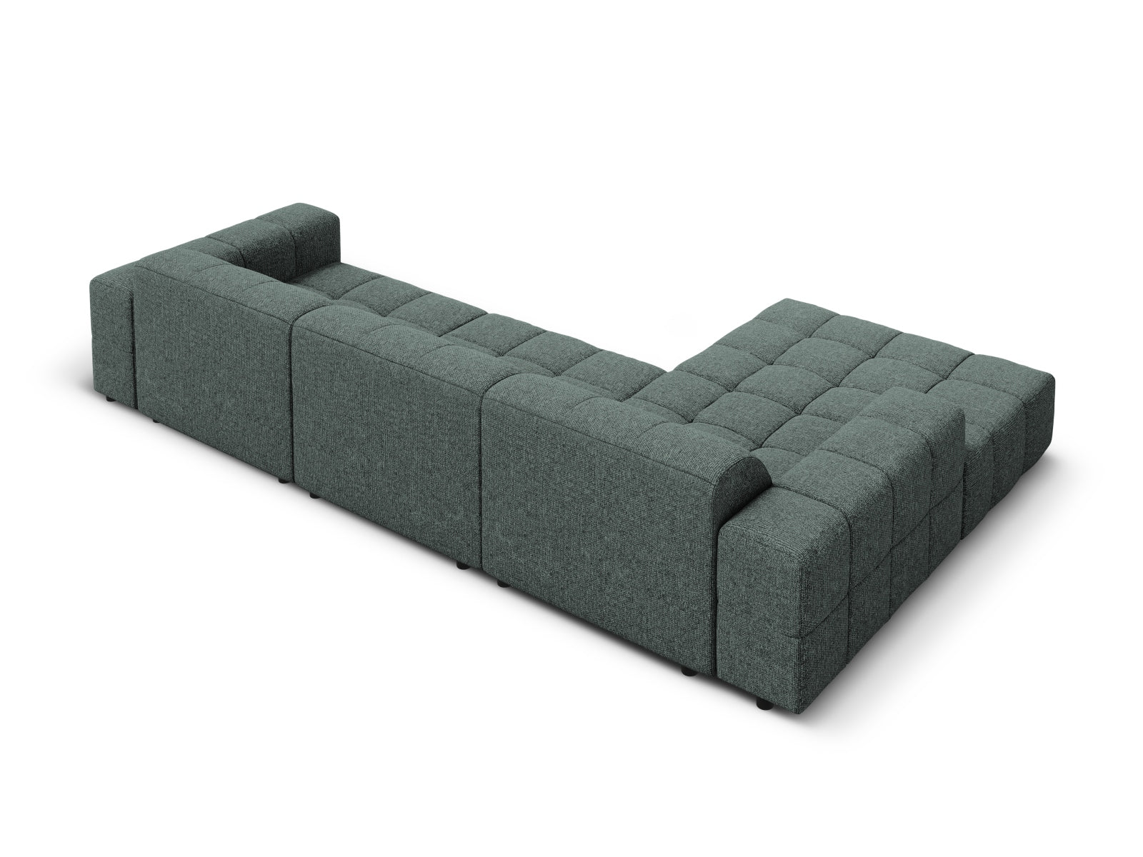 Chicago Ecksofa links 4 Sitzer 166cm in Petrol präsentiert im Onlineshop von KAQTU Design AG. Ecksofa links ist von Cosmopolitan Design