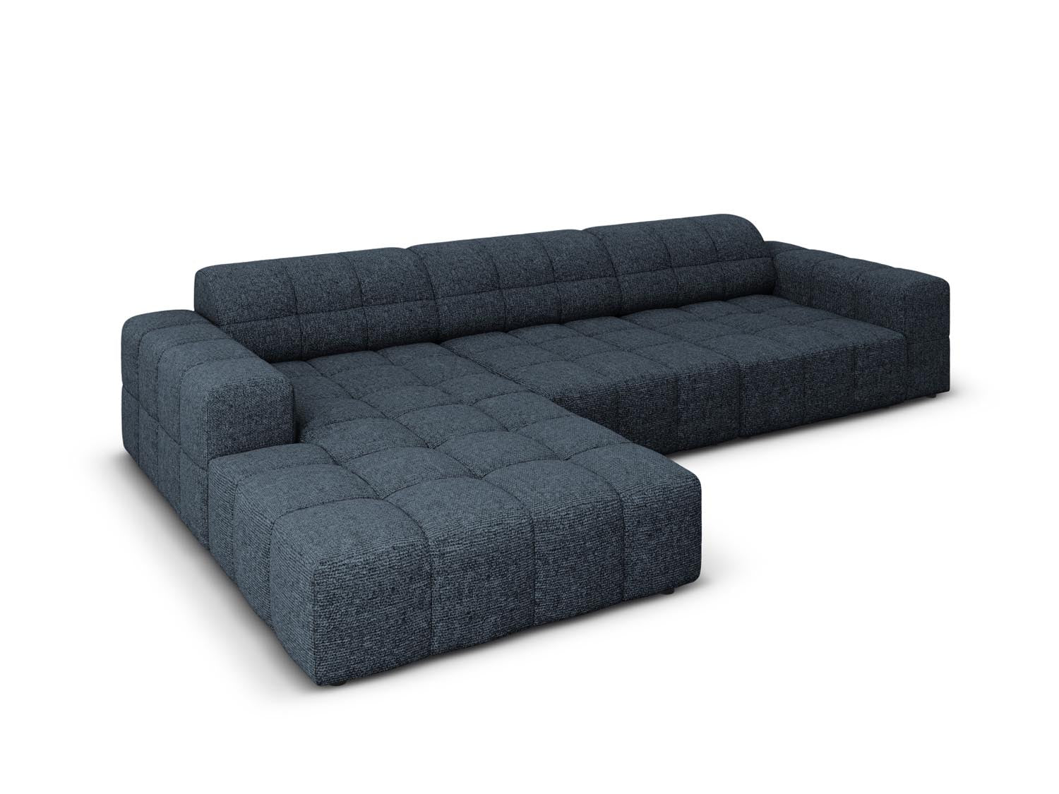 Chicago Ecksofa links 4 Sitzer 166cm in Royal Blue präsentiert im Onlineshop von KAQTU Design AG. Ecksofa links ist von Cosmopolitan Design