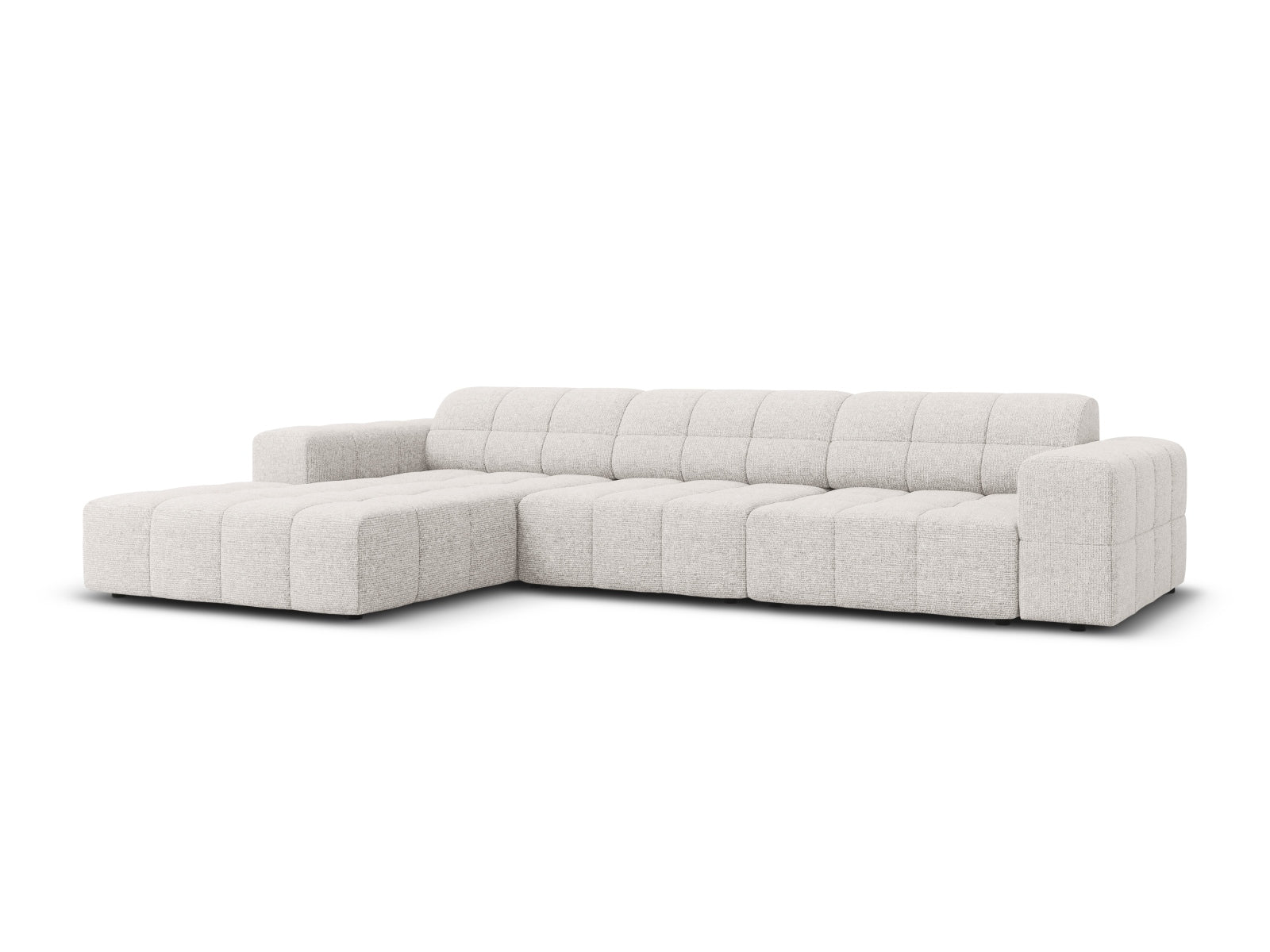 Chicago Ecksofa links 4 Sitzer 166cm in Light Grey präsentiert im Onlineshop von KAQTU Design AG. Ecksofa links ist von Cosmopolitan Design