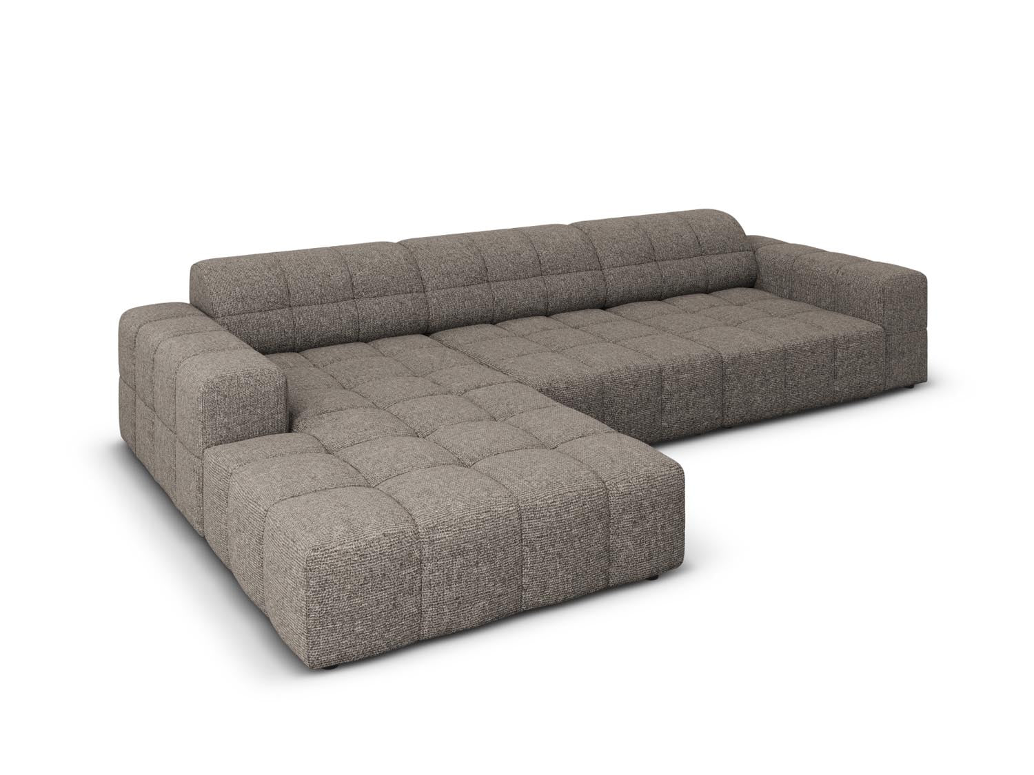 Chicago Ecksofa links 4 Sitzer 166cm in Grey präsentiert im Onlineshop von KAQTU Design AG. Ecksofa links ist von Cosmopolitan Design