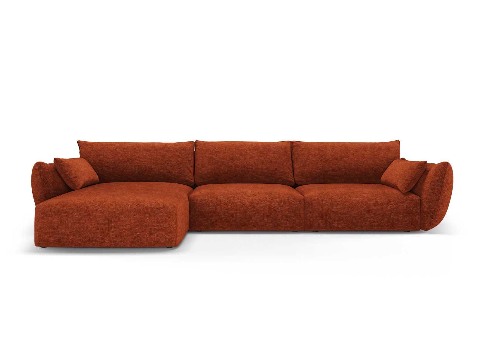 4-Sitzer Ecksofa links Matera in Terracotta-Haga präsentiert im Onlineshop von KAQTU Design AG. Ecksofa links ist von Cosmopolitan Design
