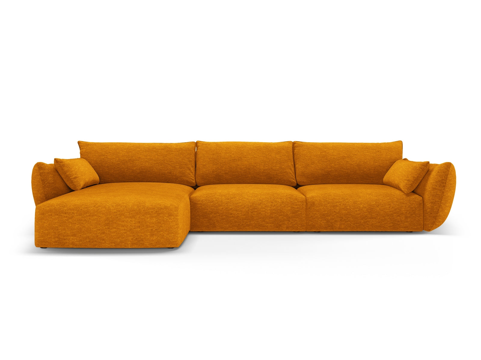 4-Sitzer Ecksofa links Matera in Yellow-Haga präsentiert im Onlineshop von KAQTU Design AG. Ecksofa links ist von Cosmopolitan Design