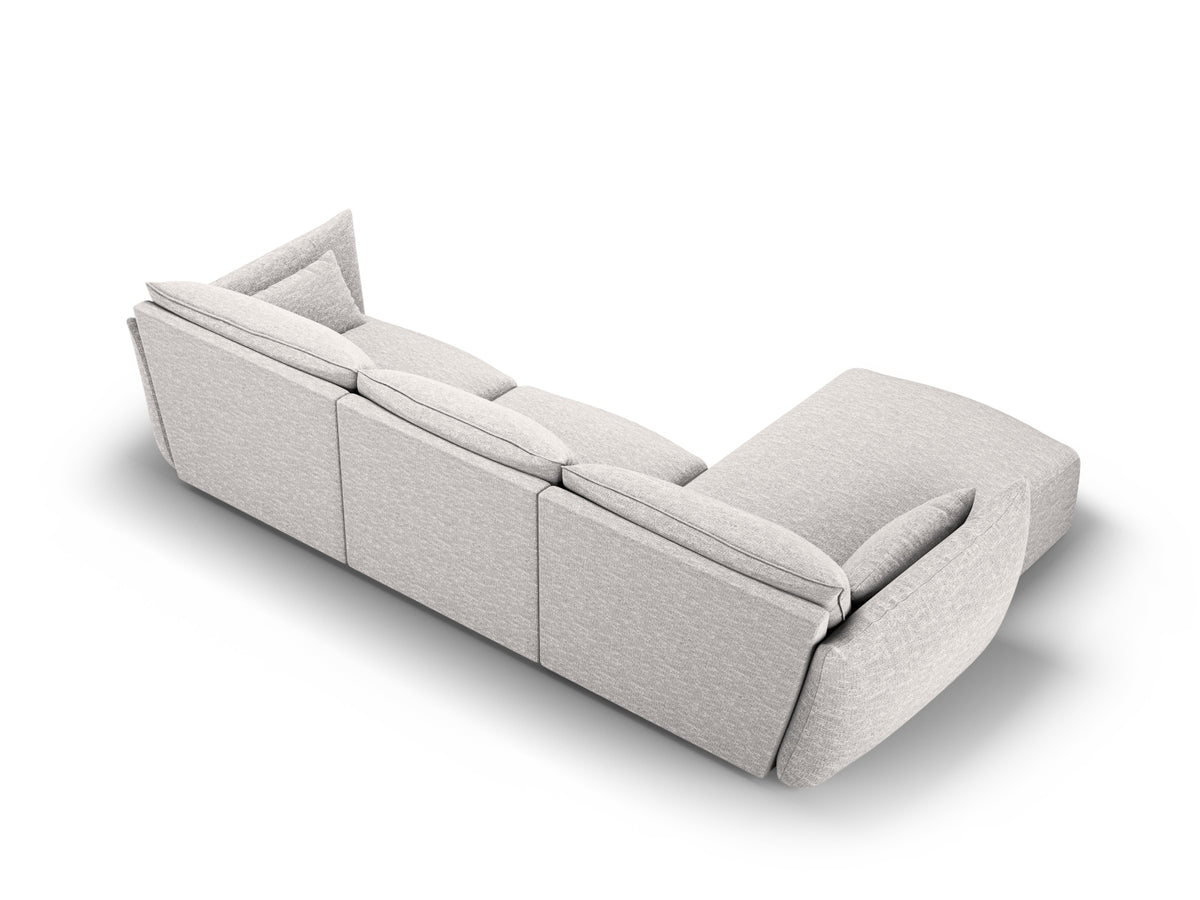 4-Sitzer Ecksofa links Matera in Light Grey-Haga präsentiert im Onlineshop von KAQTU Design AG. Ecksofa links ist von Cosmopolitan Design