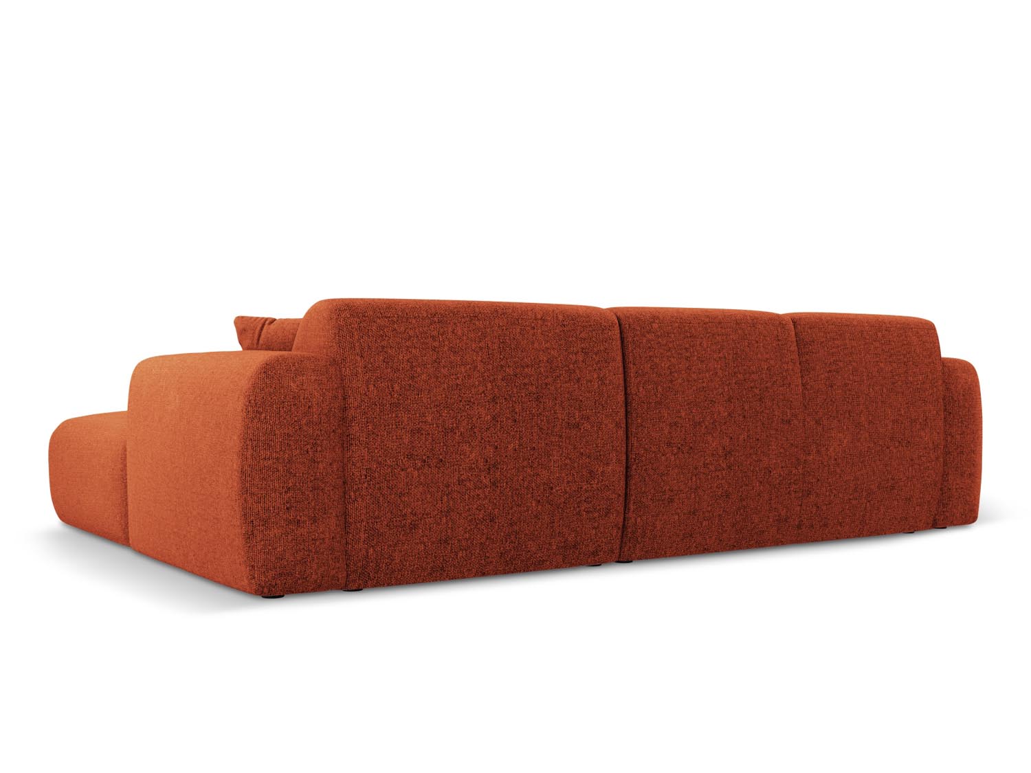 Nolio Ecksofa links 4 Sitzer 170cm in Terracotta präsentiert im Onlineshop von KAQTU Design AG. Ecksofa links ist von Cosmopolitan Design