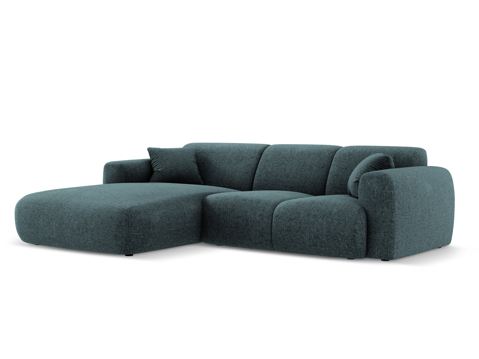 Nolio Ecksofa links 4 Sitzer 170cm in Petrol präsentiert im Onlineshop von KAQTU Design AG. Ecksofa links ist von Cosmopolitan Design
