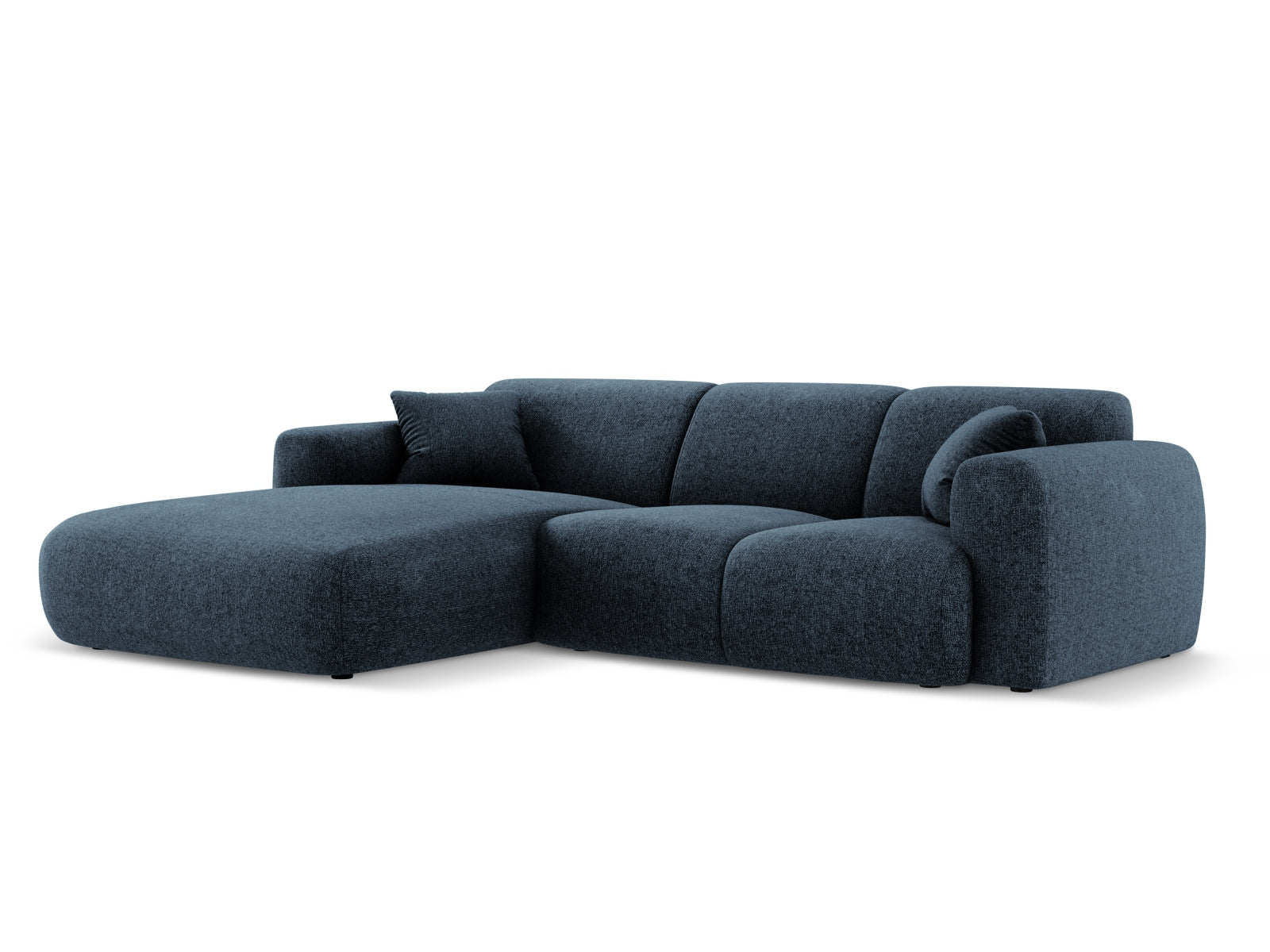 Nolio Ecksofa links 4 Sitzer 170cm in Royal Blue präsentiert im Onlineshop von KAQTU Design AG. Ecksofa links ist von Cosmopolitan Design