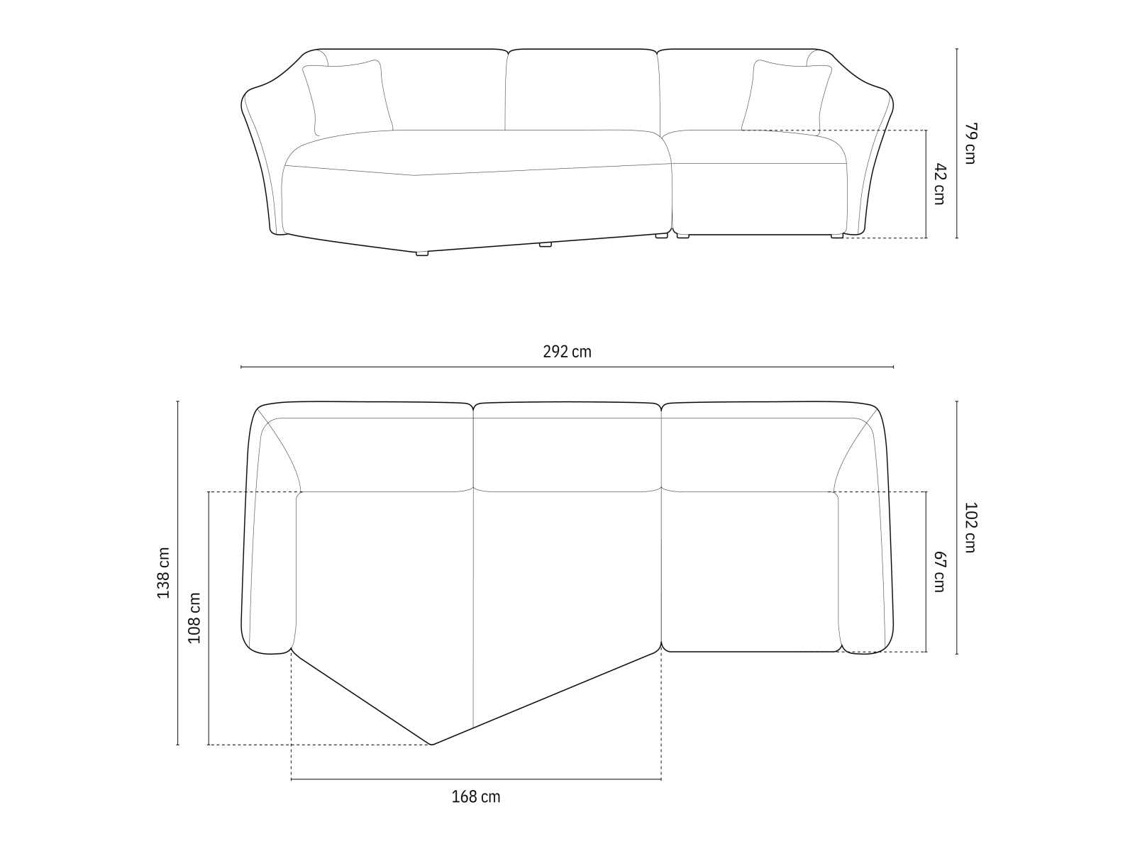 Tokyo Velour Modular Ecksofa links 5 Sitzer in Light Green präsentiert im Onlineshop von KAQTU Design AG. Ecksofa links ist von Cosmopolitan Design
