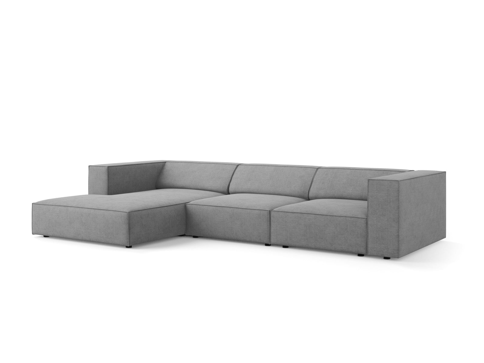 Arendal Ecksofa links 4 Sitzer in Dark Grey präsentiert im Onlineshop von KAQTU Design AG. Ecksofa links ist von Cosmopolitan Design
