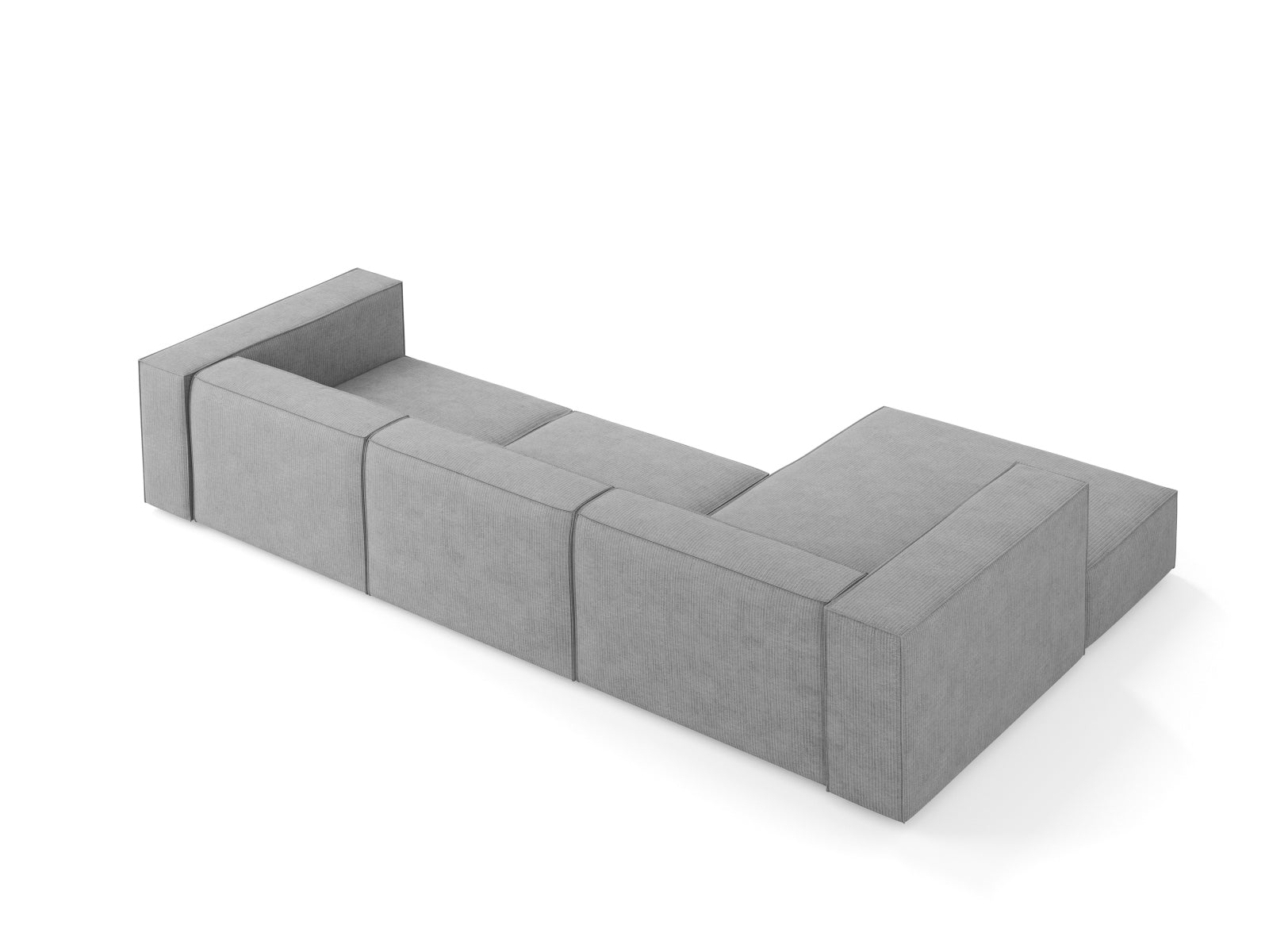 Arendal Ecksofa links 4 Sitzer in Dark Grey präsentiert im Onlineshop von KAQTU Design AG. Ecksofa links ist von Cosmopolitan Design