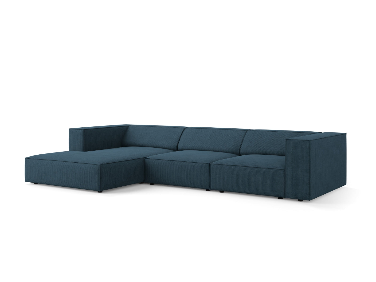Arendal Ecksofa links 4 Sitzer in Navy Blue präsentiert im Onlineshop von KAQTU Design AG. Ecksofa links ist von Cosmopolitan Design
