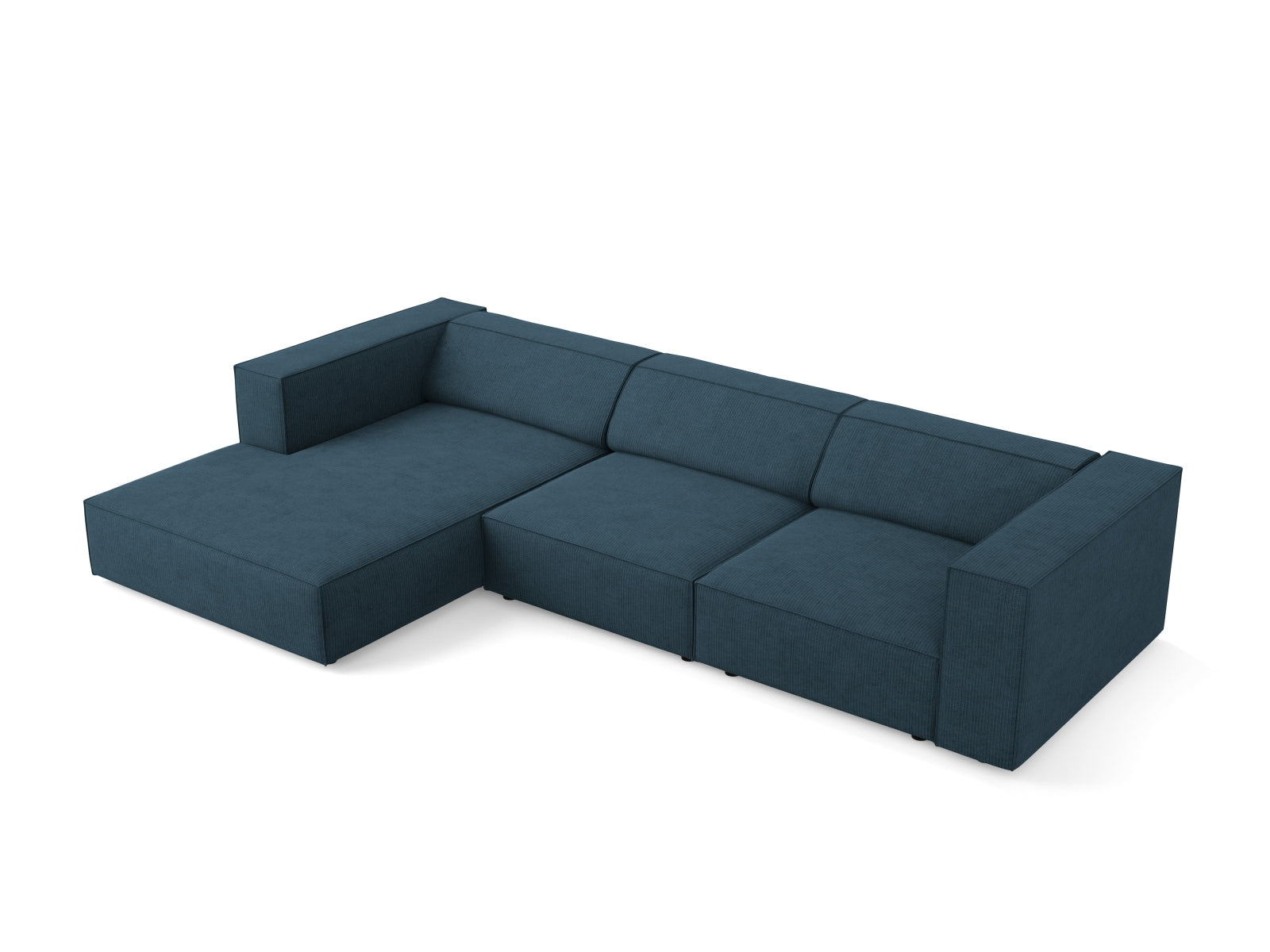 Arendal Ecksofa links 4 Sitzer in Navy Blue präsentiert im Onlineshop von KAQTU Design AG. Ecksofa links ist von Cosmopolitan Design