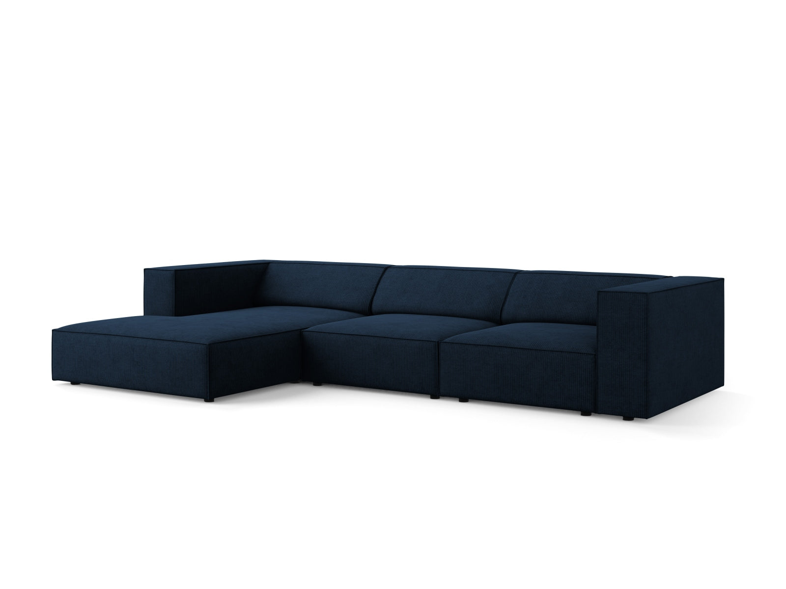 Arendal Ecksofa links 4 Sitzer in Royal Blue präsentiert im Onlineshop von KAQTU Design AG. Ecksofa links ist von Cosmopolitan Design