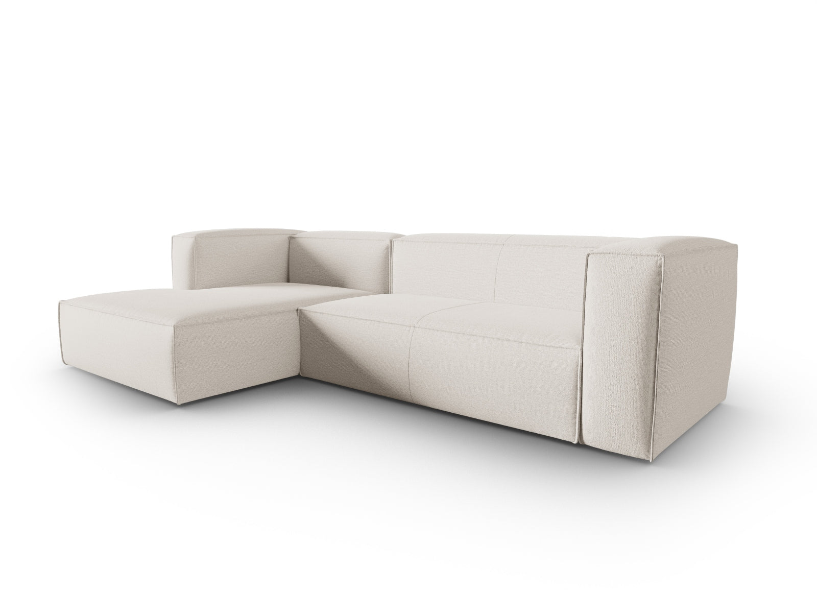 Mackay Ecksofa links 4 Sitzer in Ivory präsentiert im Onlineshop von KAQTU Design AG. Ecksofa links ist von Cosmopolitan Design