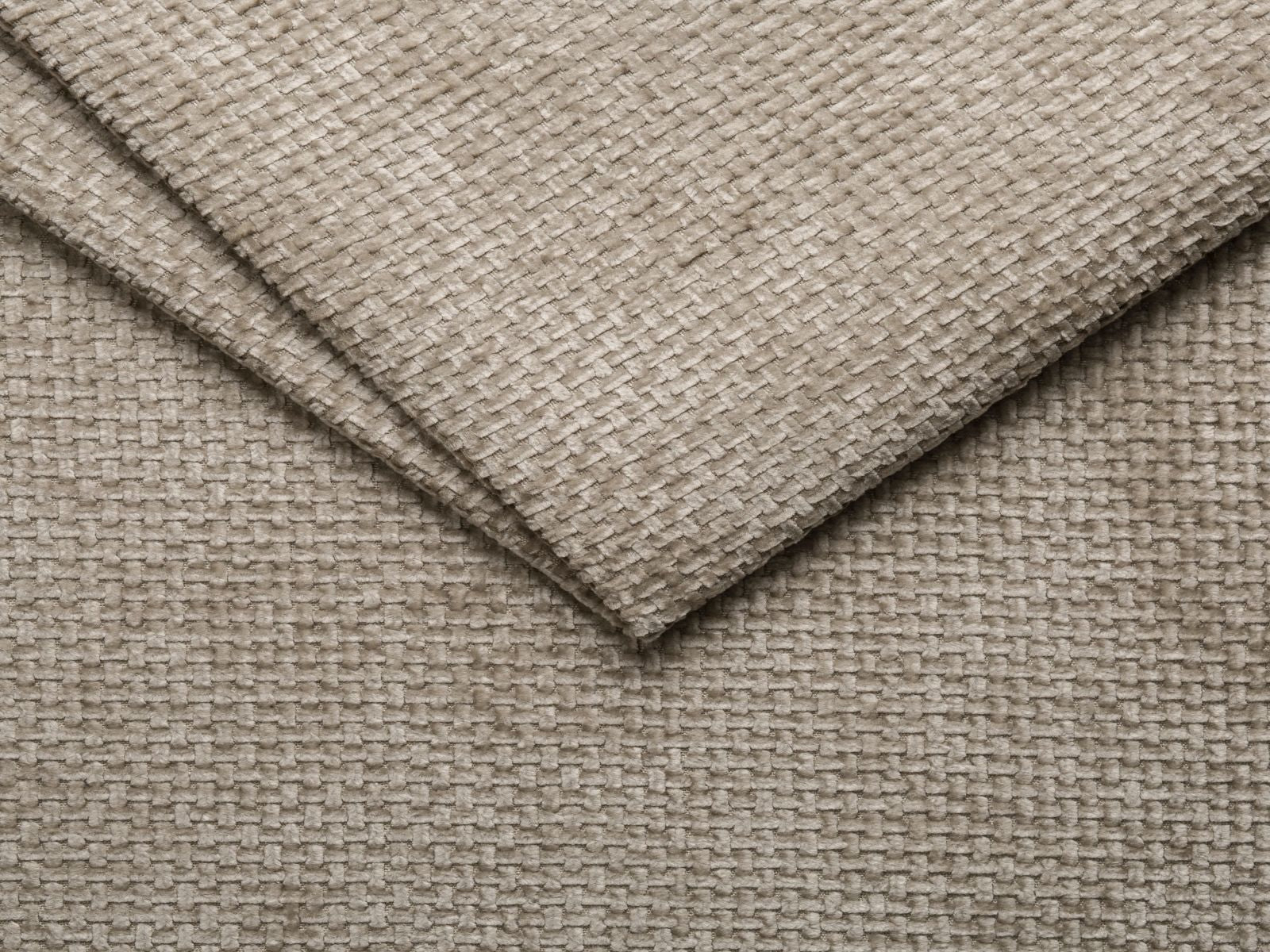 Stilvolles 3-Sitzer Ecksofa links Aveiro in edlem Dunkelbeige, perfekt für zeitgemäße Wohnräume von Cosmopolitan Design.