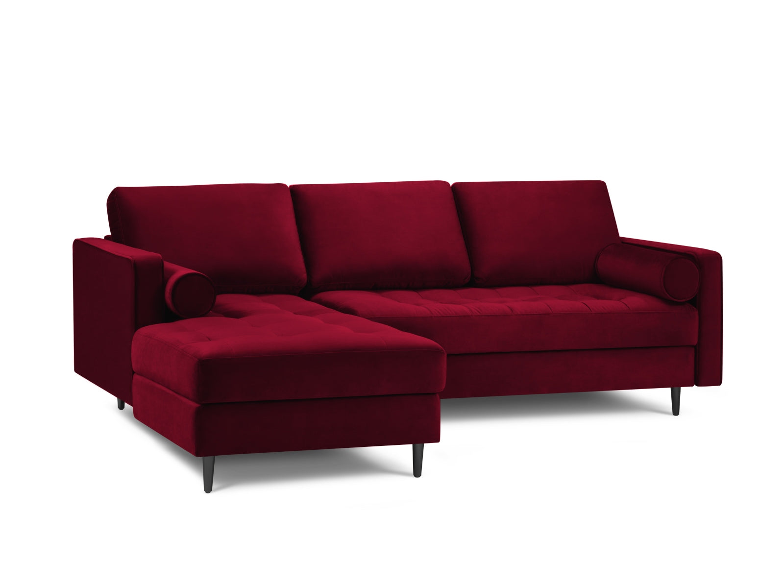 Modernes 4-Sitzer Ecksofa links Aspen von Cosmopolitan Design, perfekt für entspannte Stunden und geschmackvolle Wohnräume.