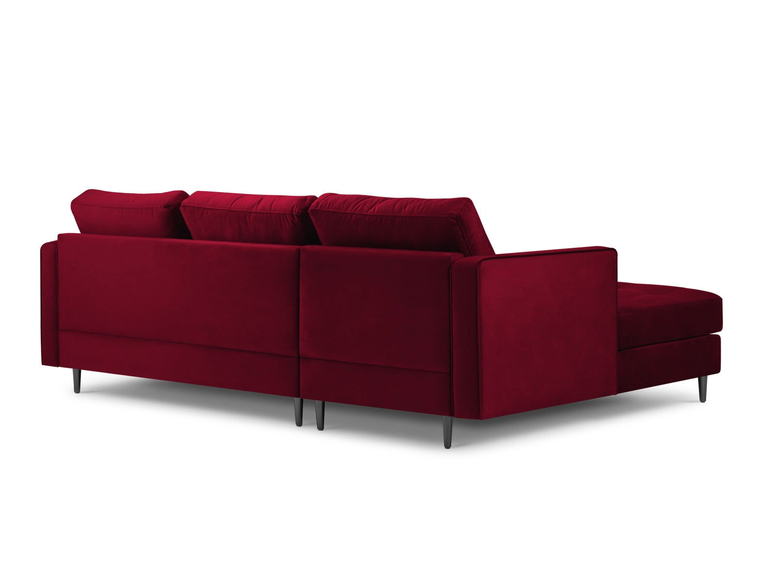 Modernes 4-Sitzer Ecksofa links Aspen von Cosmopolitan Design, perfekt für entspannte Stunden und stilvolle Einrichtungsideen.