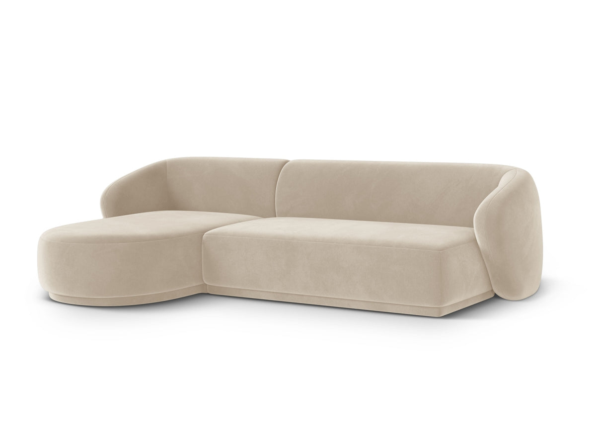 4-Sitzer Ecksofa links Gomera in Beige-Salvador präsentiert im Onlineshop von KAQTU Design AG. Ecksofa links ist von Cosmopolitan Design