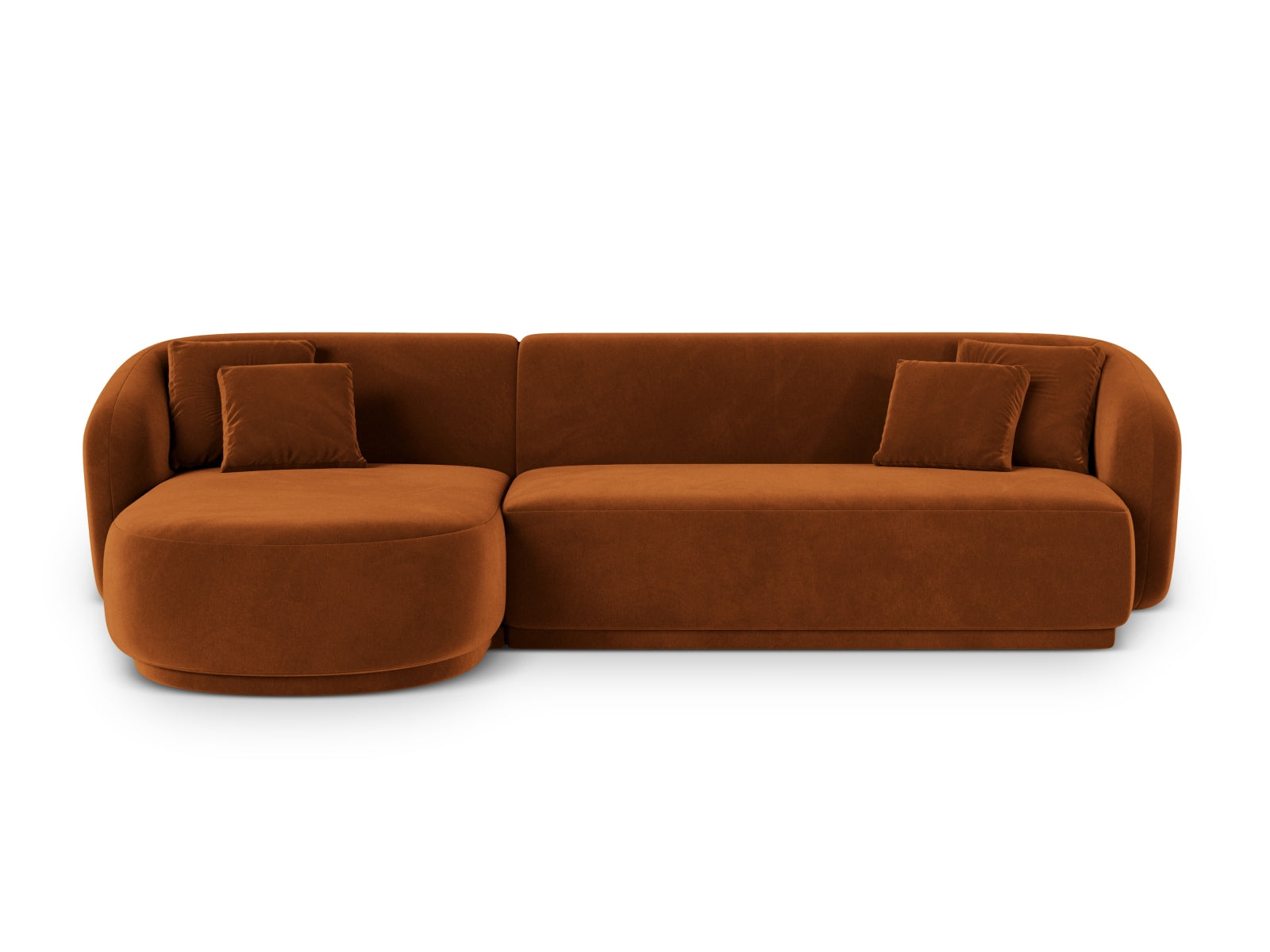 4-Sitzer Ecksofa links Gomera in Terracotta-Salvador präsentiert im Onlineshop von KAQTU Design AG. Ecksofa links ist von Cosmopolitan Design