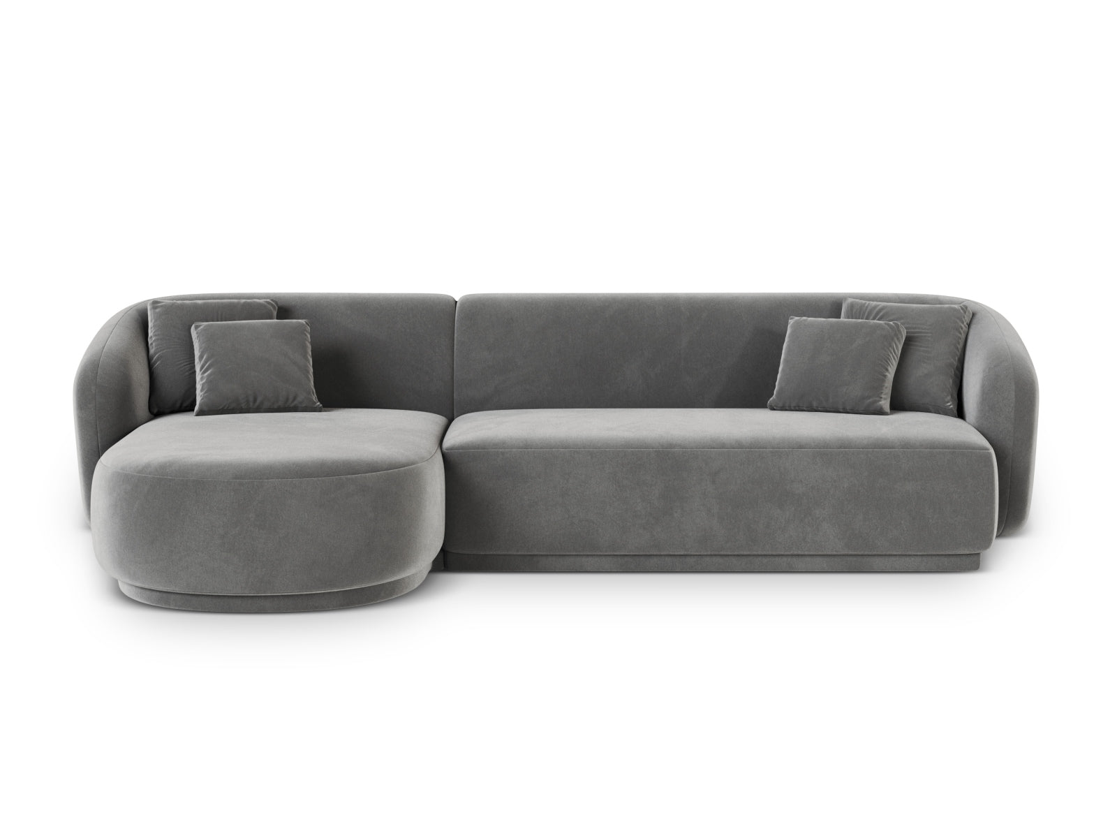 4-Sitzer Ecksofa links Gomera in Grey-Salvador präsentiert im Onlineshop von KAQTU Design AG. Ecksofa links ist von Cosmopolitan Design