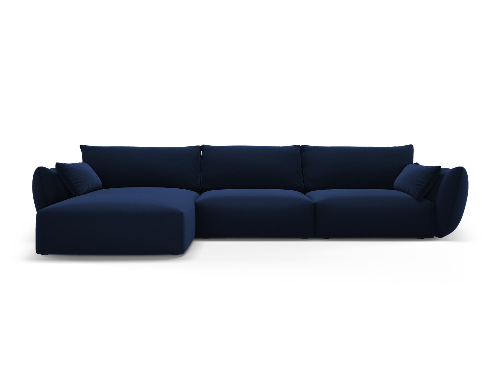 4-Sitzer Ecksofa links Matera in Royal Blue-Salvador präsentiert im Onlineshop von KAQTU Design AG. Ecksofa links ist von Cosmopolitan Design