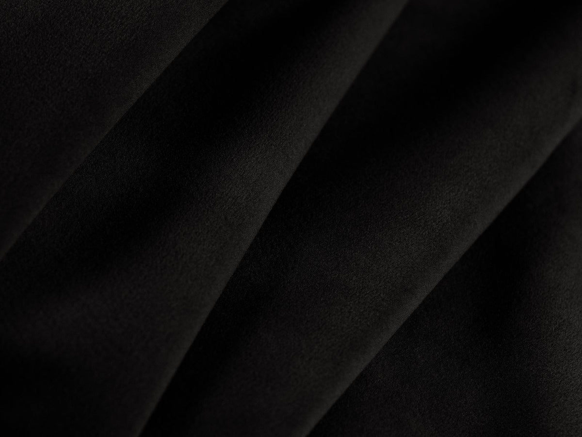 Strino Velour Modular Ecksofa links 3 Sitzer in Black-Salvador präsentiert im Onlineshop von KAQTU Design AG. L-Sofa links ist von Cosmopolitan Design