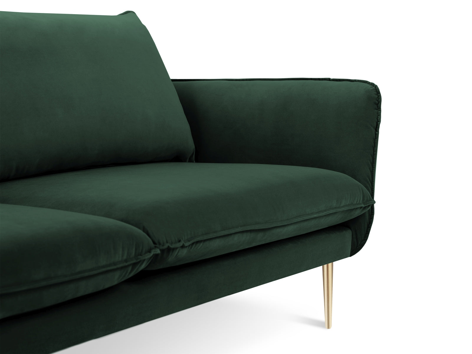 Erleben Sie das elegante Vienna Velour Ecksofa links 5 Sitzer 170cm von Cosmopolitan Design – ideal für gesellige Abende und entspannte Stunden!