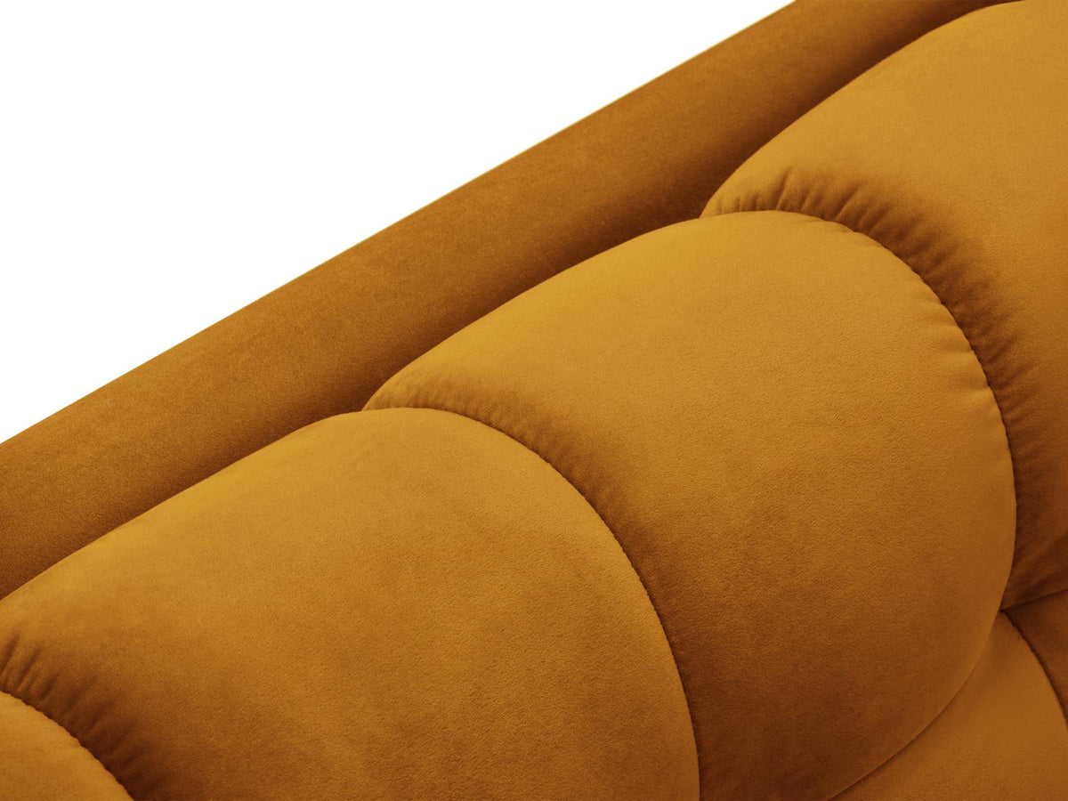 5-Sitzer Ecksofa links Bali in Yellow-Bluvel präsentiert im Onlineshop von KAQTU Design AG. Ecksofa links ist von Cosmopolitan Design