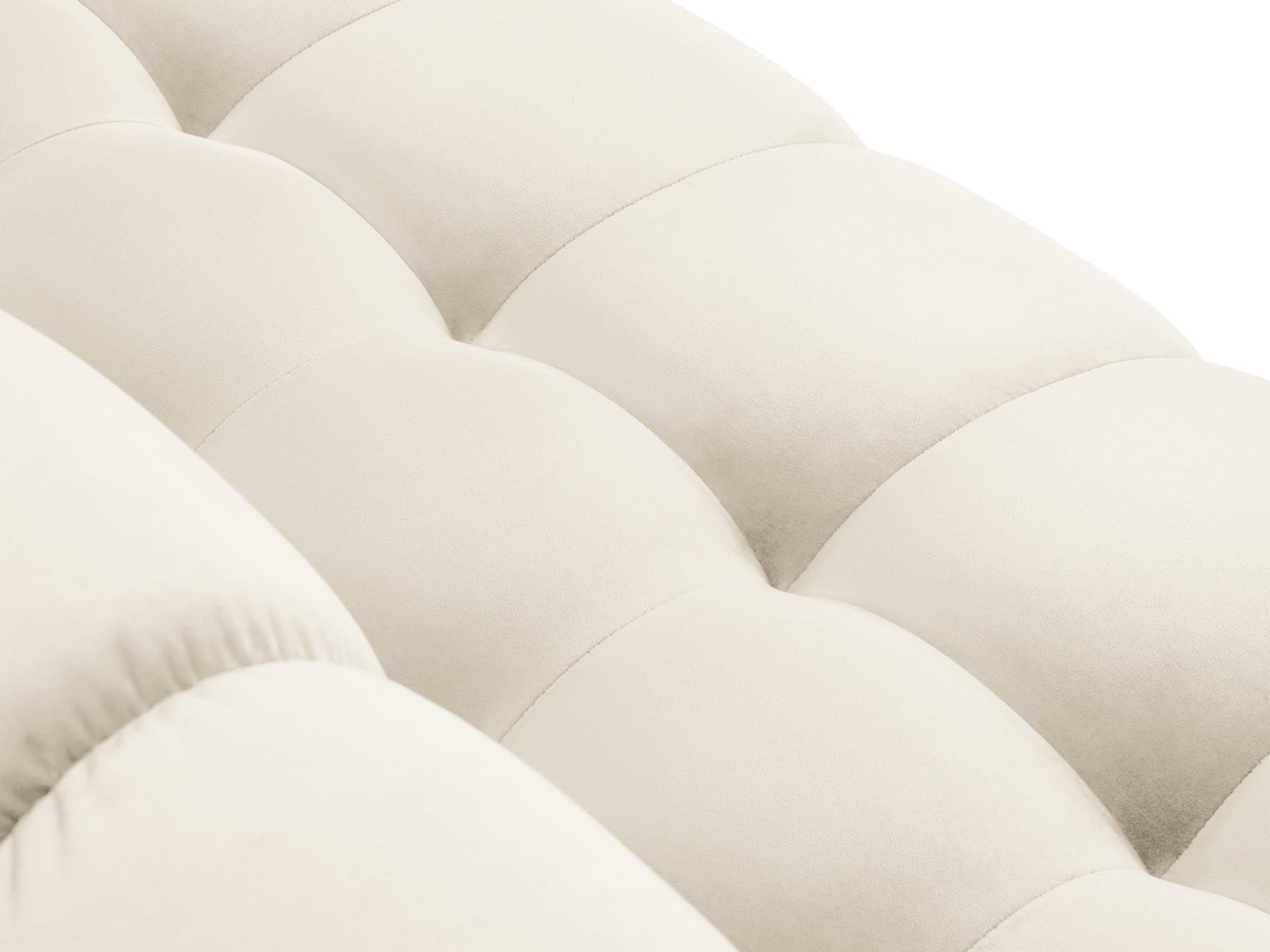 Modernes 5-Sitzer Ecksofa links Bali in sanftem Beige, ideal für gemütliche Stunden und stilvolle Einrichtung, erhältlich bei Cosmopolitan Design.
