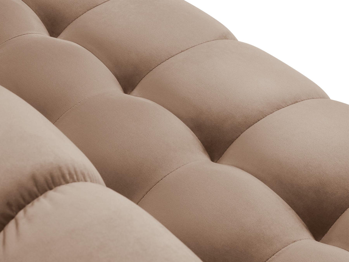 5-Sitzer Ecksofa links Bali in Beige-Bluvel präsentiert im Onlineshop von KAQTU Design AG. Ecksofa links ist von Cosmopolitan Design