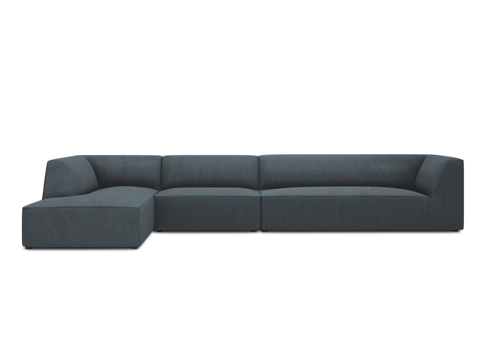 Oslo Modulares Ecksofa links 5 Sitzer in Blue präsentiert im Onlineshop von KAQTU Design AG. Ecksofa links ist von Cosmopolitan Design