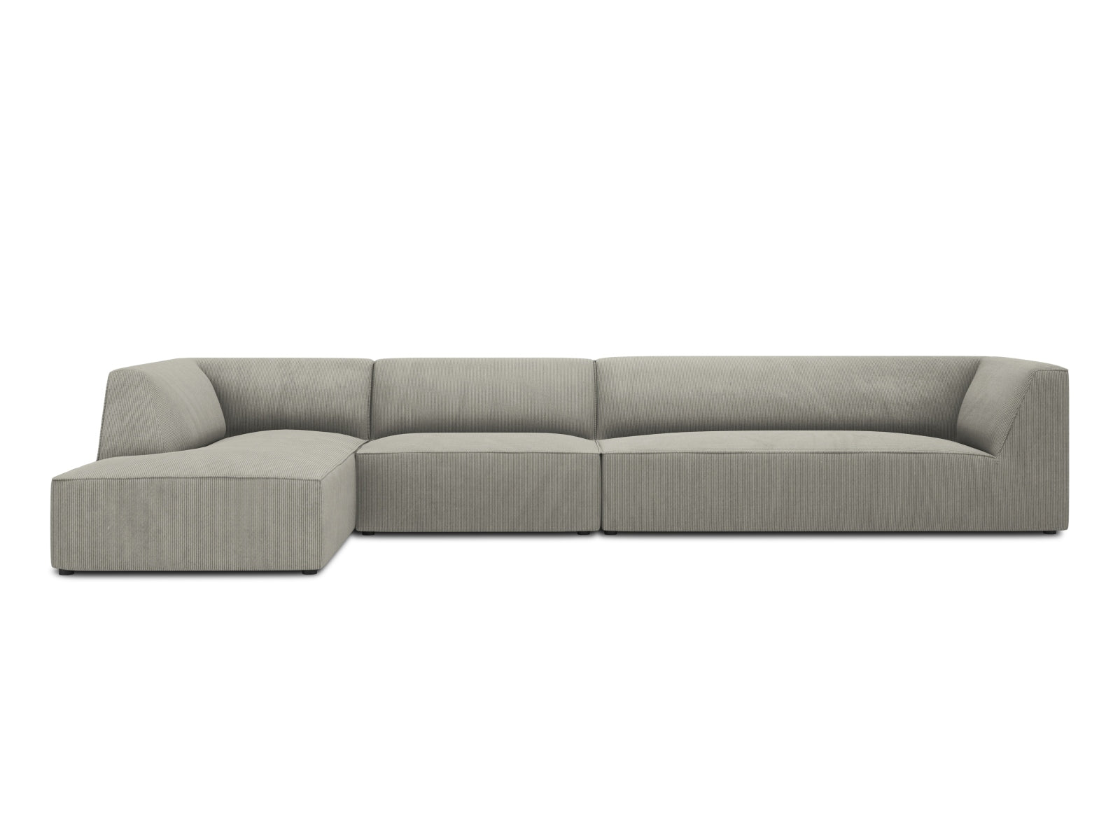 Oslo Modulares Ecksofa links 5 Sitzer in Light Grey präsentiert im Onlineshop von KAQTU Design AG. Ecksofa links ist von Cosmopolitan Design