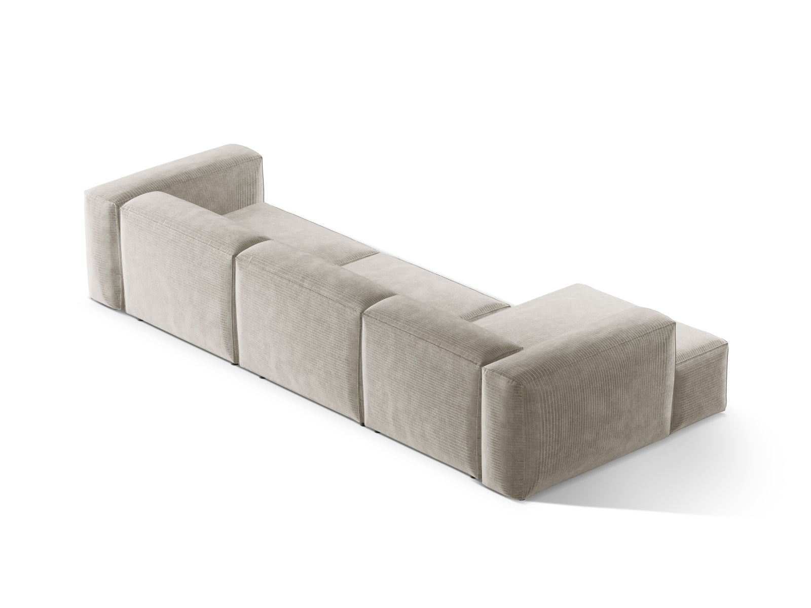Erleben Sie das stilvolle Bergamo Modulare Ecksofa links 4 Sitzer von Cosmopolitan Design – ideal für moderne Wohnkonzepte und entspannte Abende!