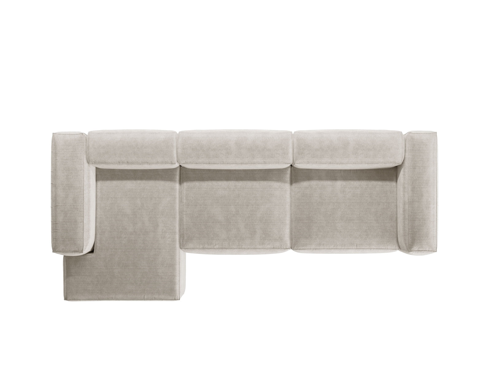 Entdecken Sie das elegante Bergamo Modulare Ecksofa links 4 Sitzer von Cosmopolitan Design – perfekt für Ihr modernes Zuhause und gemütliche Stunden!