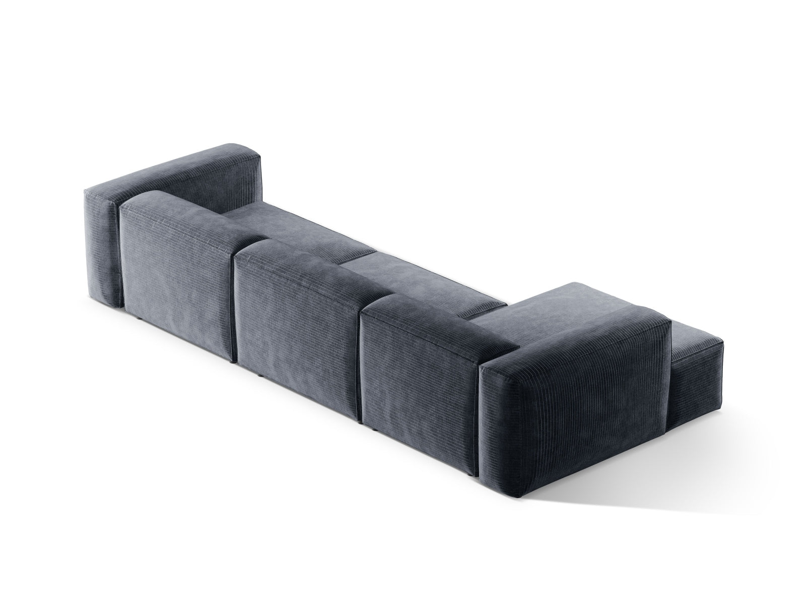 Erleben Sie das stilvolle Bergamo Modulare Ecksofa links 4 Sitzer von Cosmopolitan Design – ideal für Ihr modernes Wohnzimmer und entspannte Abende!