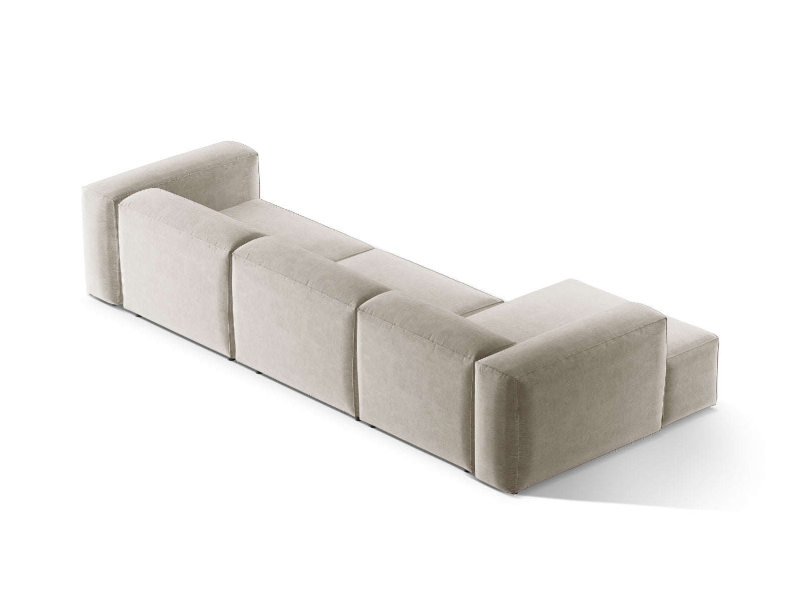 Entdecken Sie das elegante Bergamo Modulare Ecksofa links 4 Sitzer von Cosmopolitan Design – perfekt für Ihr modernes Zuhause und gemütliche Stunden!