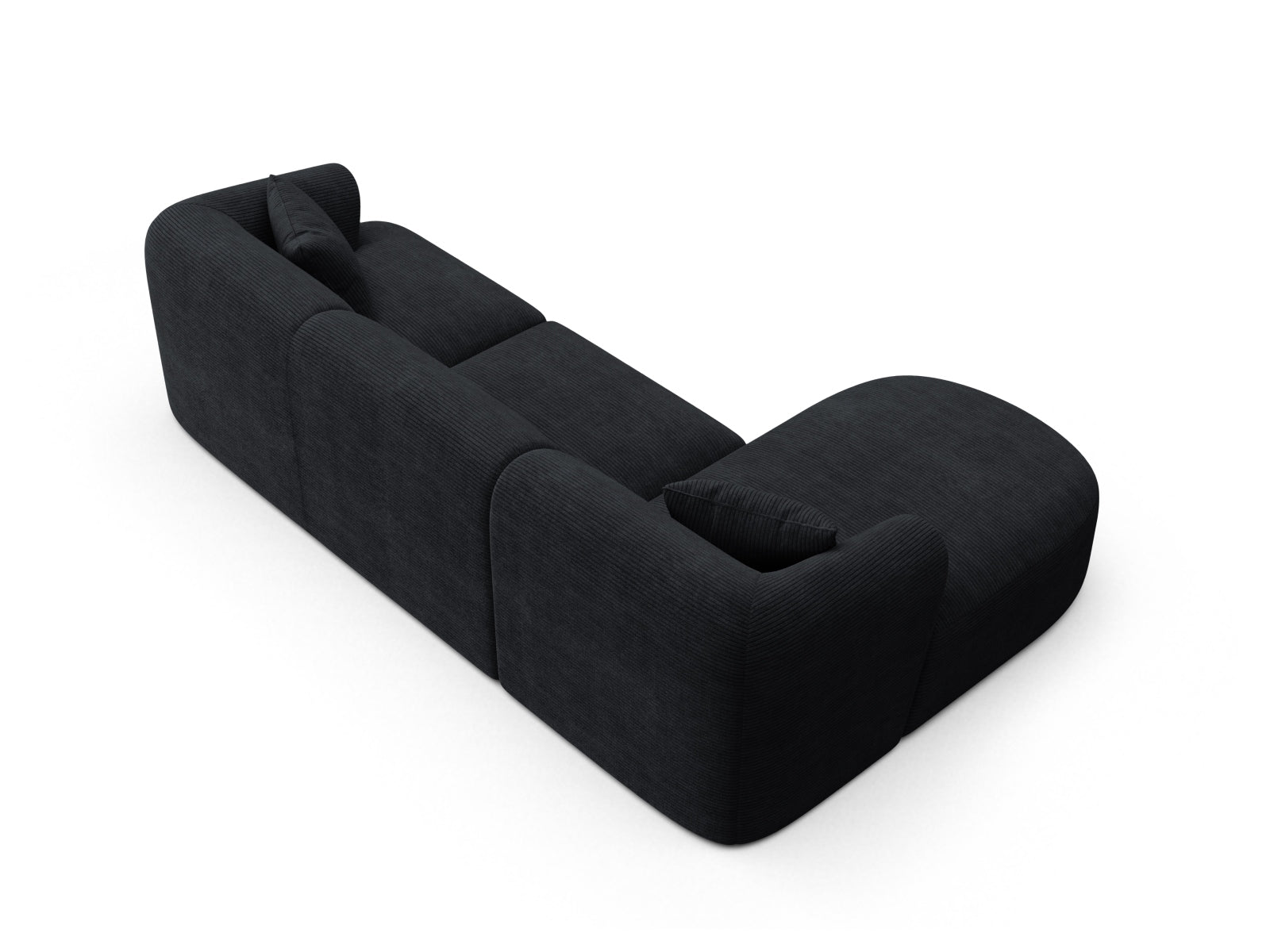 Entdecken Sie das stilvolle Campi Modulares Ecksofa links 4 Sitzer von Cosmopolitan Design – perfekt für Ihr modernes Wohnzimmer, flexibel und bequem.