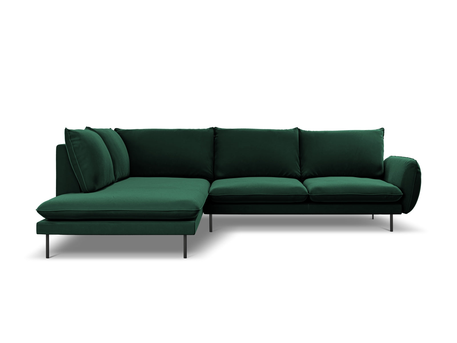 Entdecken Sie das elegante Vienna Velour Ecksofa links für 6 Personen. Stilvoll, komfortabel und ideal für Ihr Wohnzimmer – jetzt bei KAQTU erhältlich!