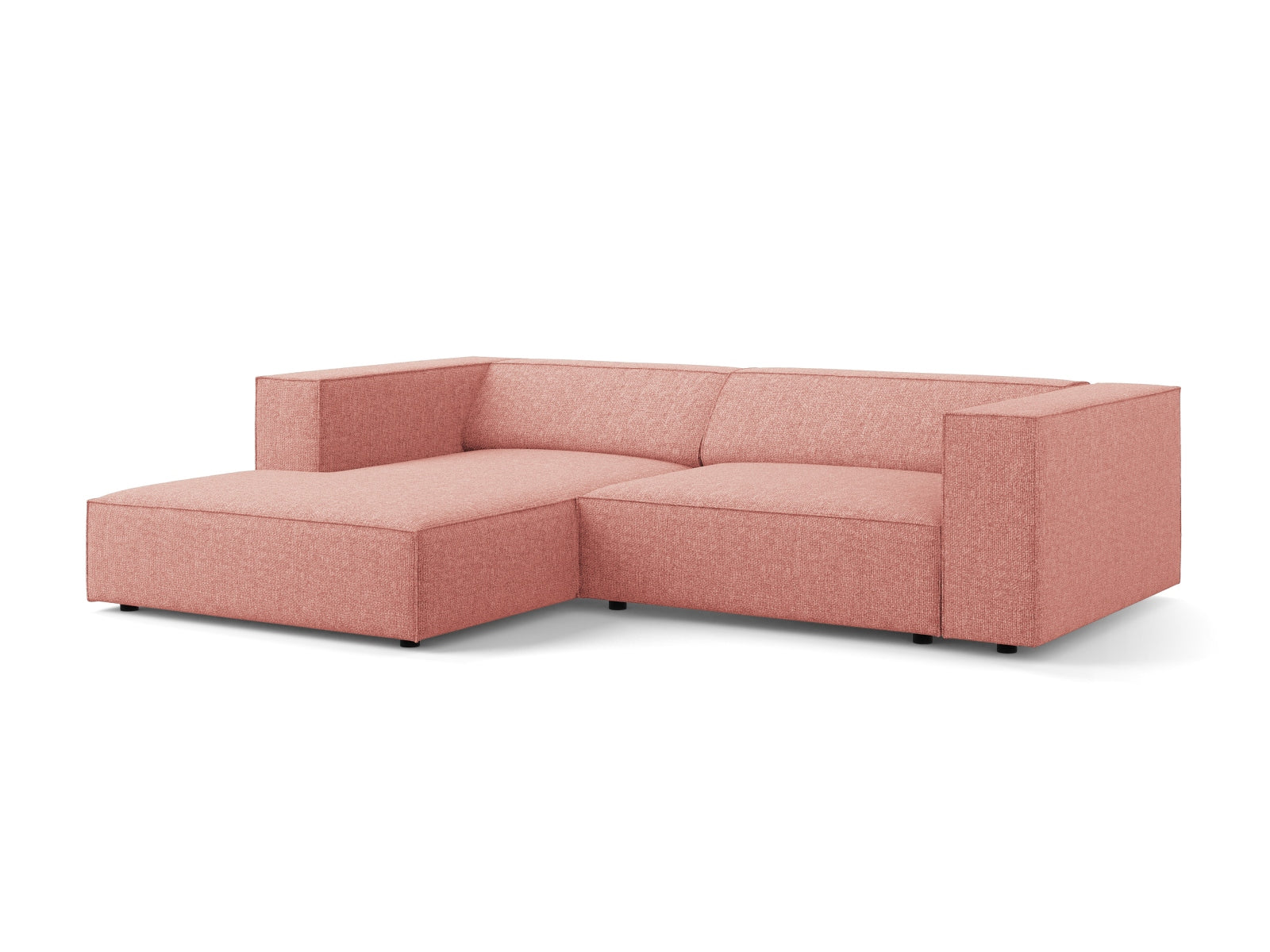 Arendal Ecksofa links 3 Sitzer in Pink präsentiert im Onlineshop von KAQTU Design AG. Ecksofa links ist von Cosmopolitan Design